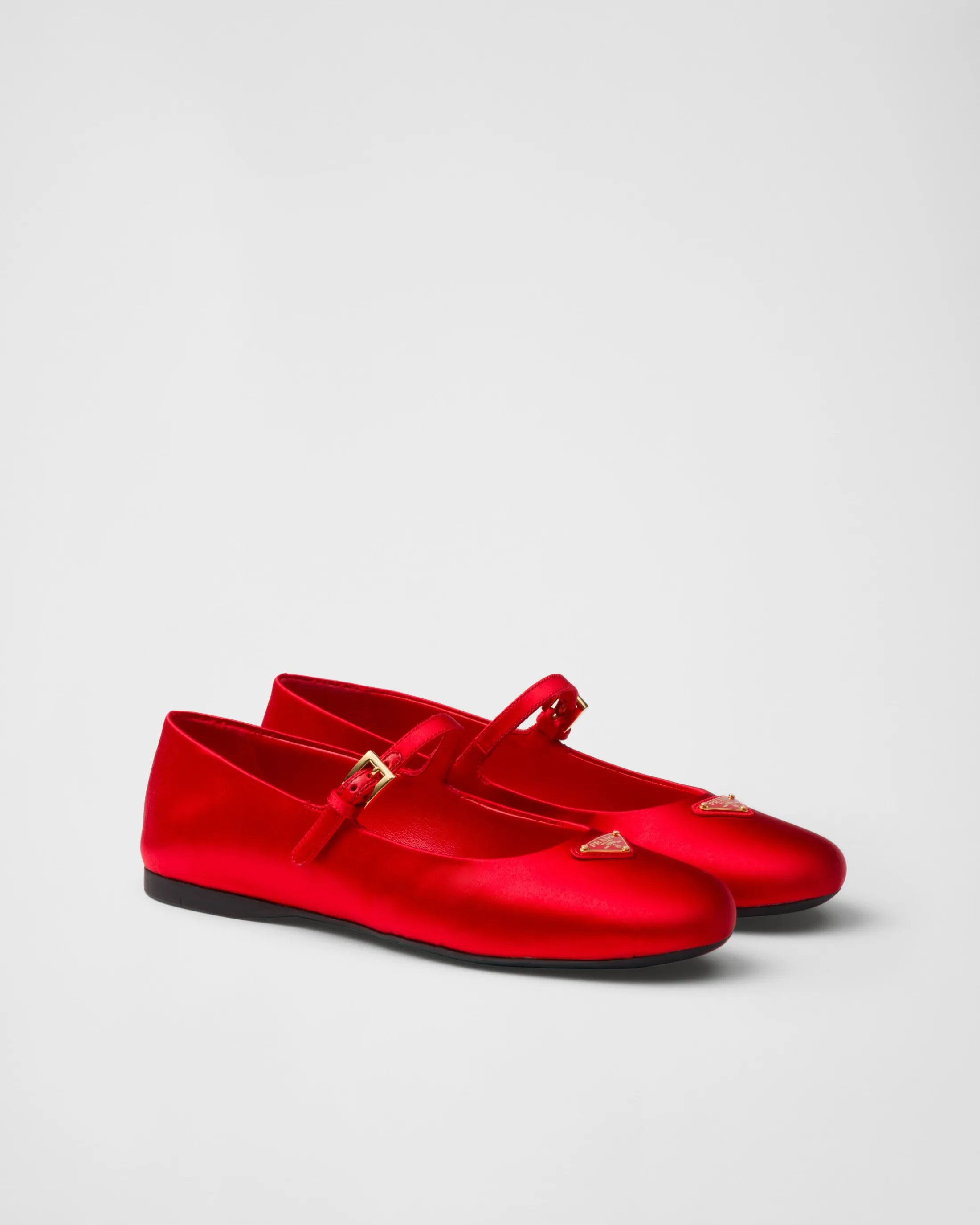 Prada Satin ballerinas Fieryred Fashion