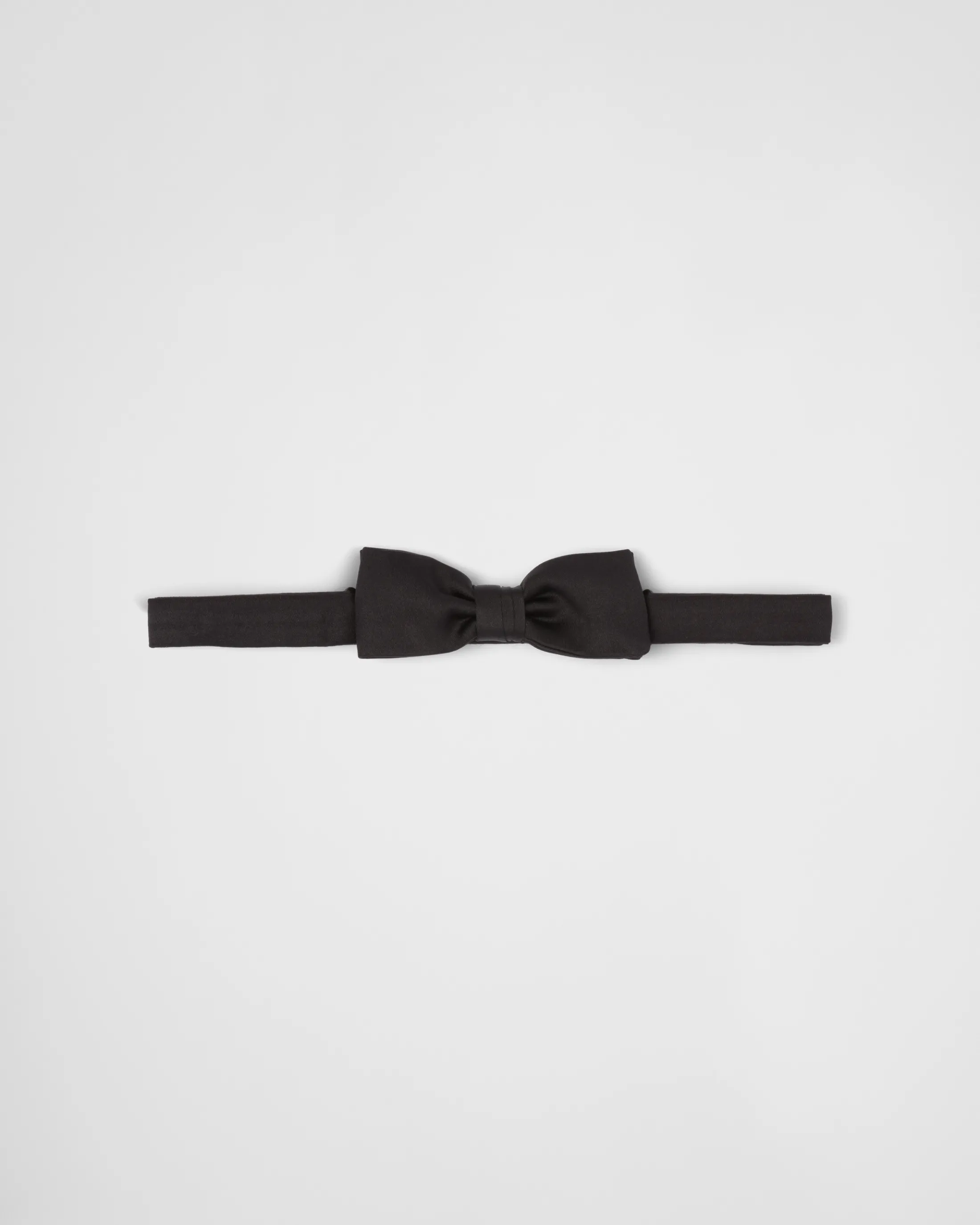 Prada Satin bow-tie Black Clearance