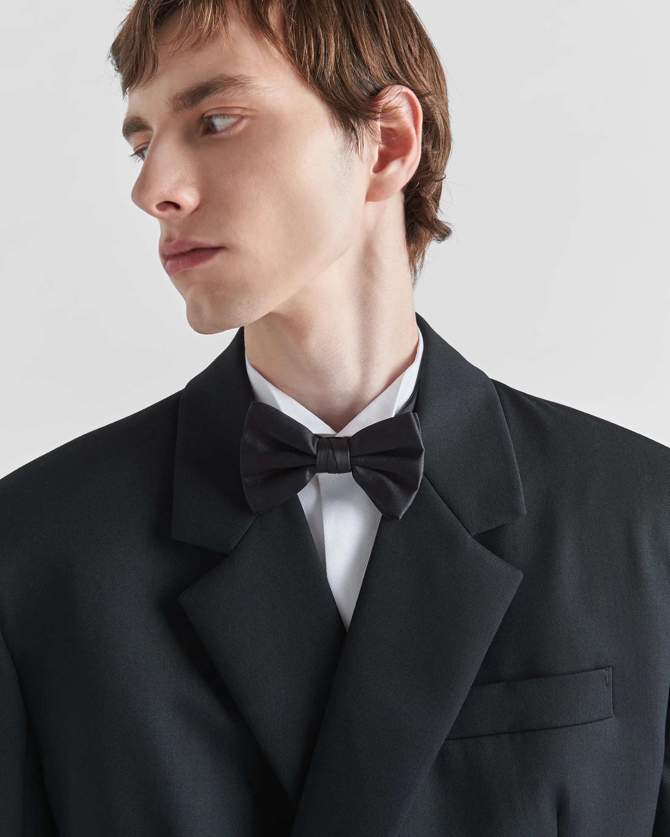 Prada Satin bowtie Black Best