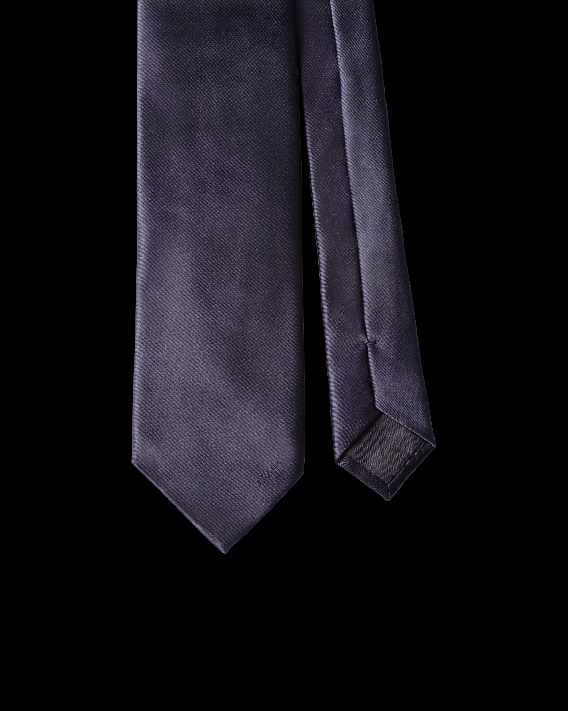 Prada Satin tie Navy Store