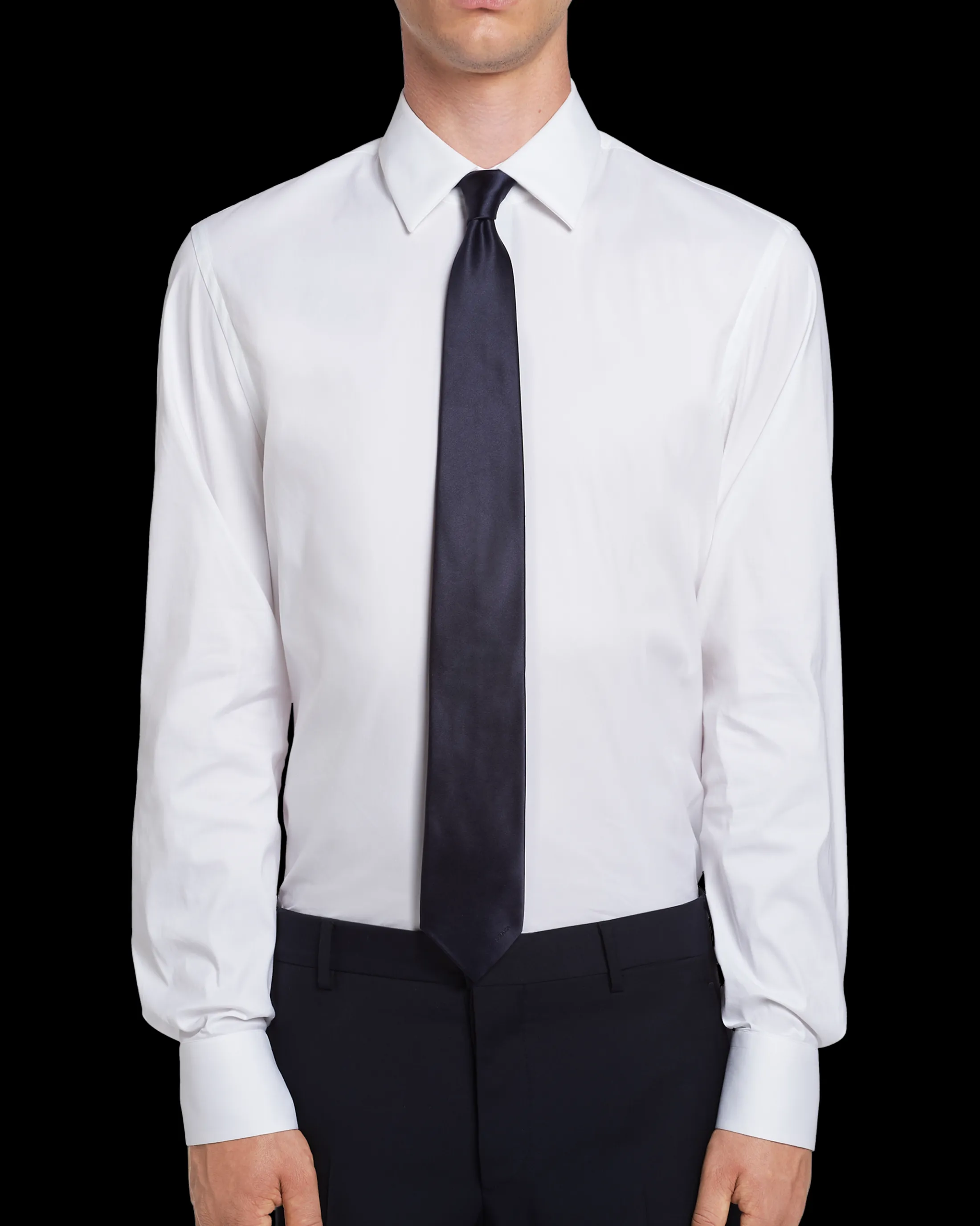 Prada Satin tie Navy Store