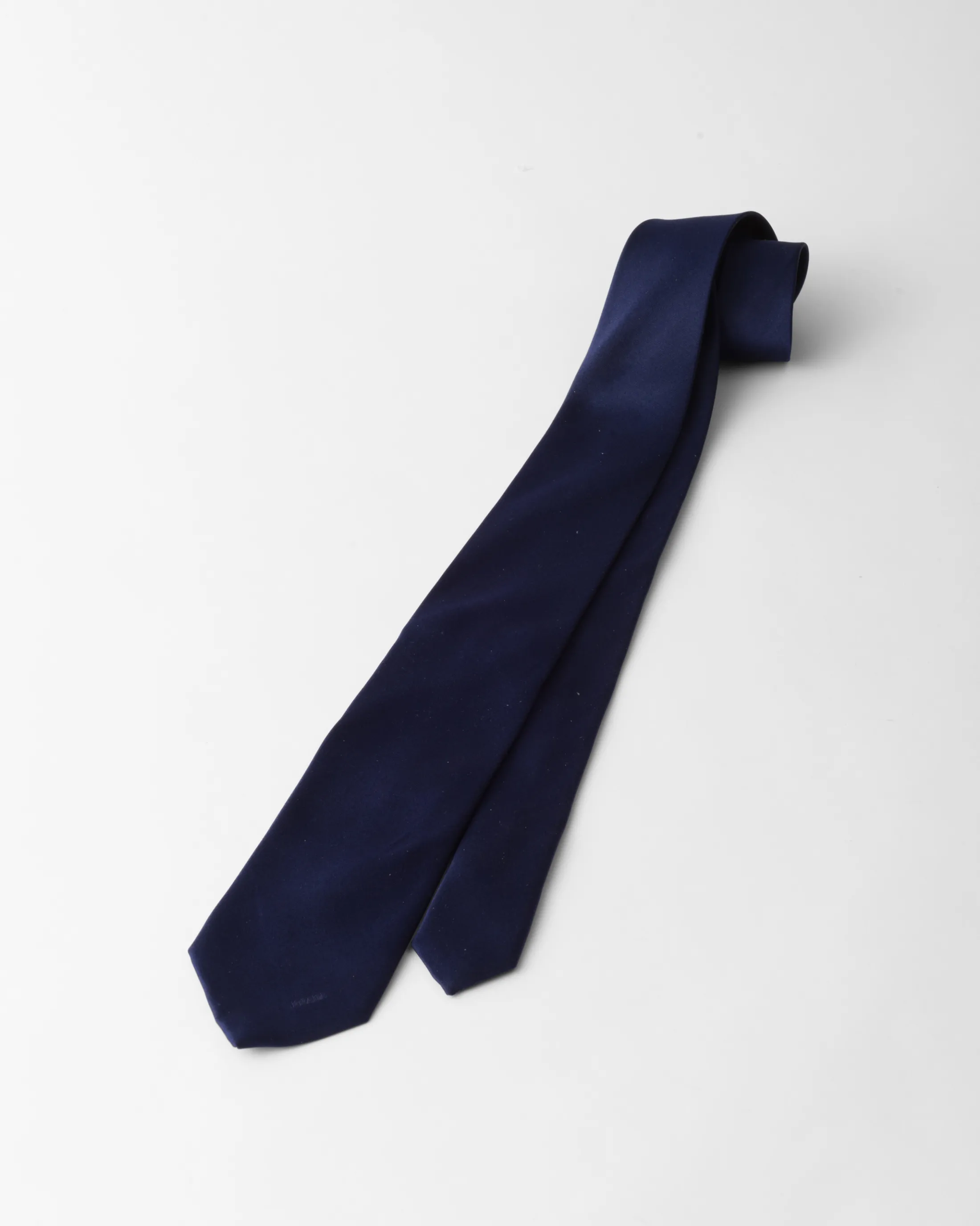 Prada Satin tie Inkblue Online