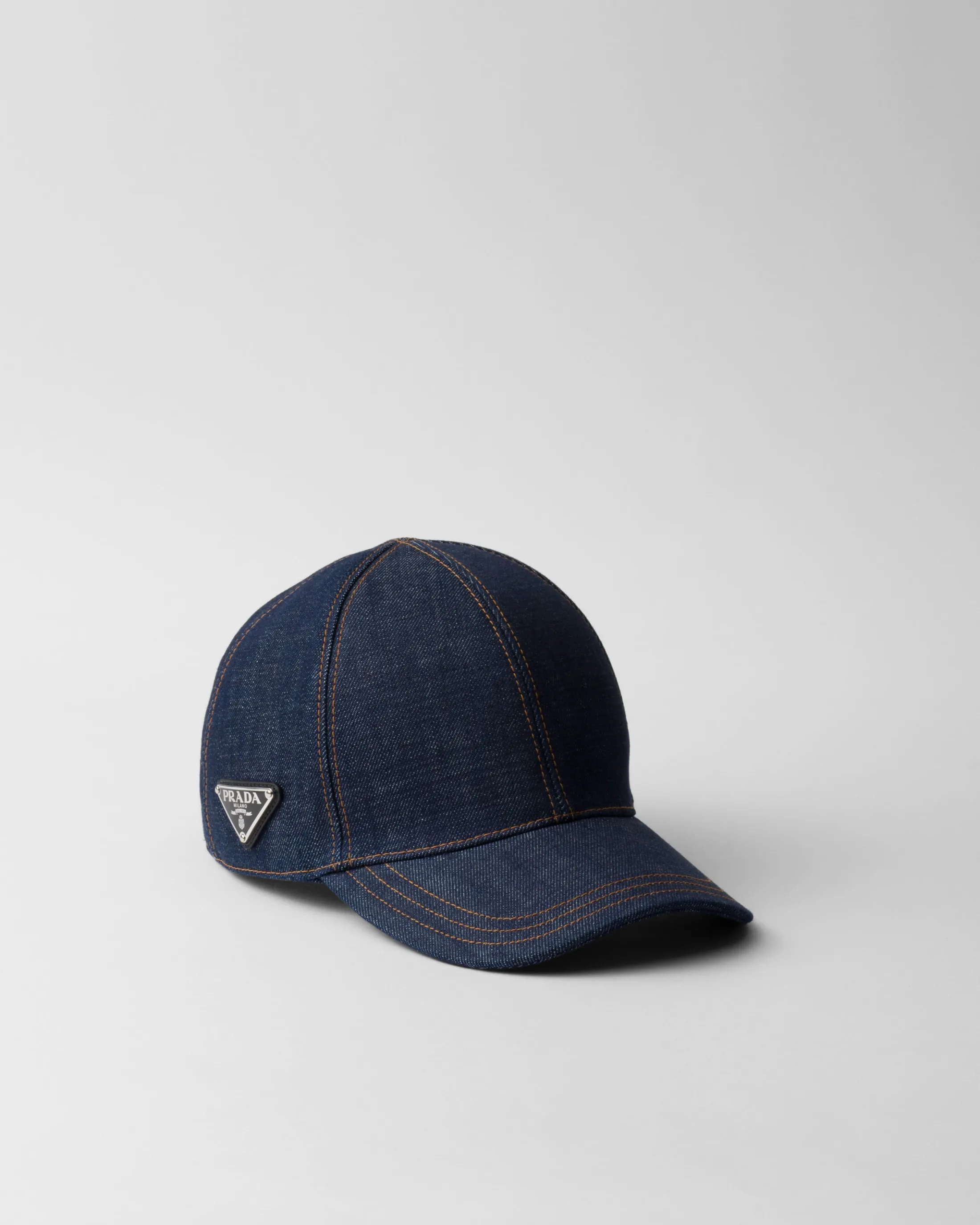 Prada Selvedge denim baseball cap Navy Discount