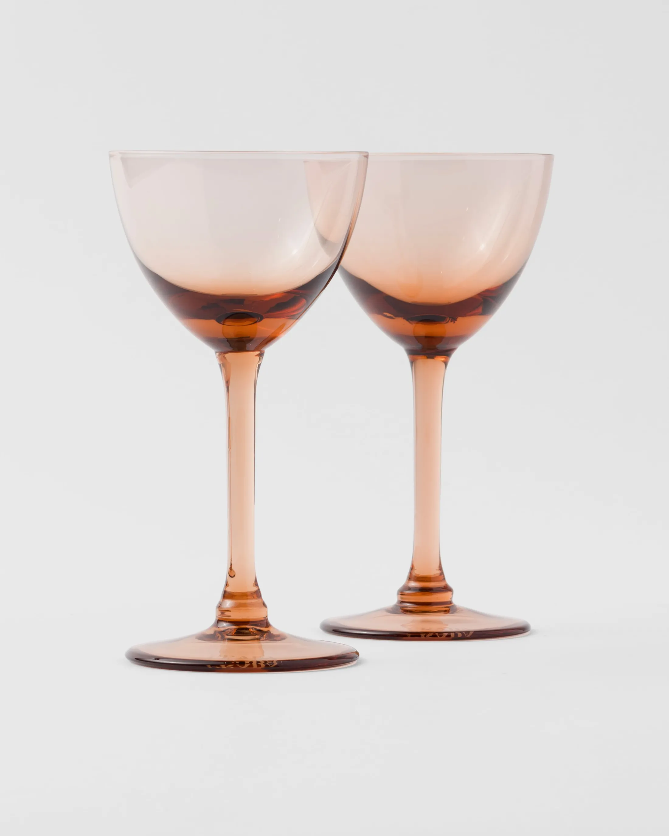 Prada Set of two crystal cocktail glasses - New York Onix Online