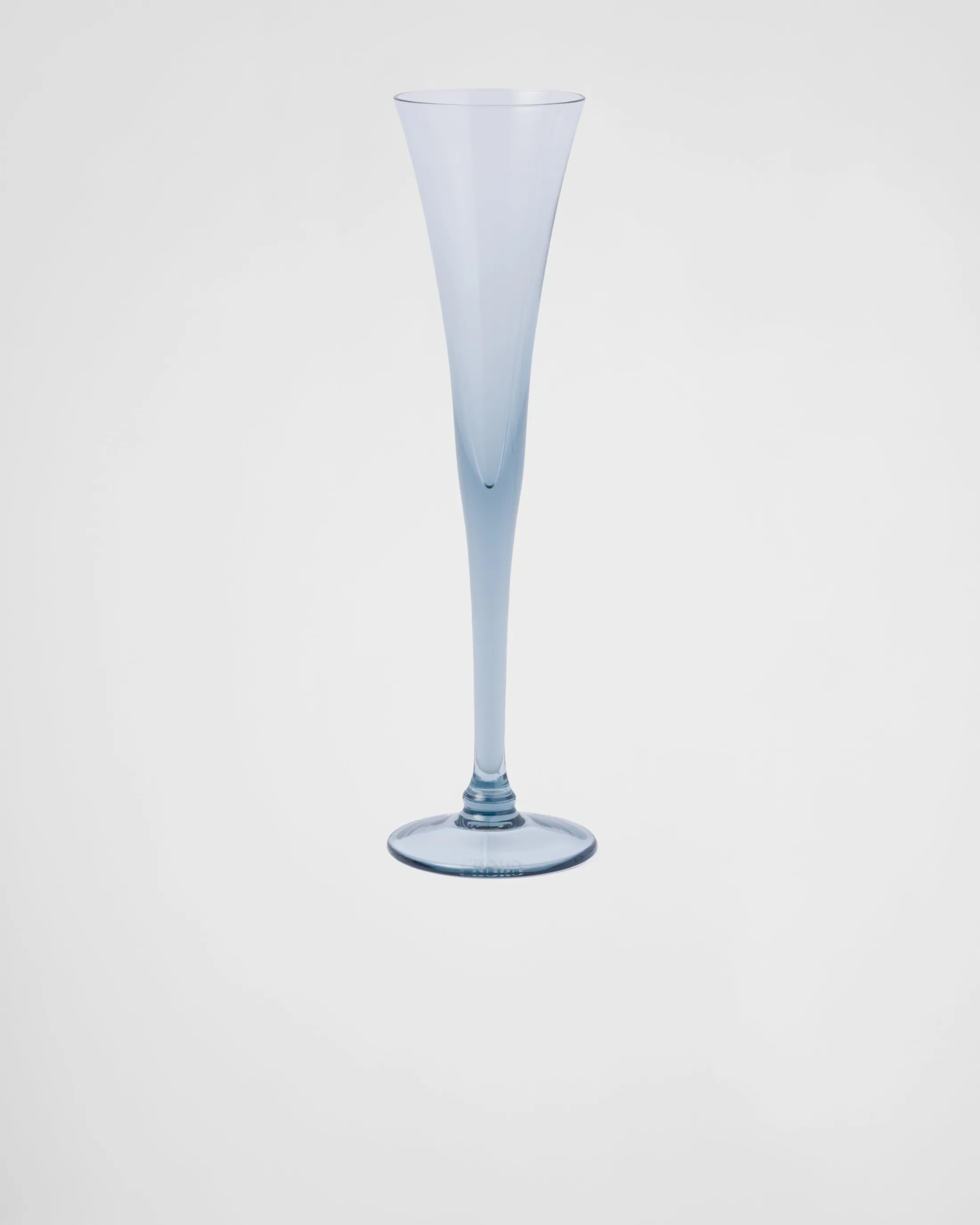 Prada Set of two crystal flutes - New York Seablue Clearance