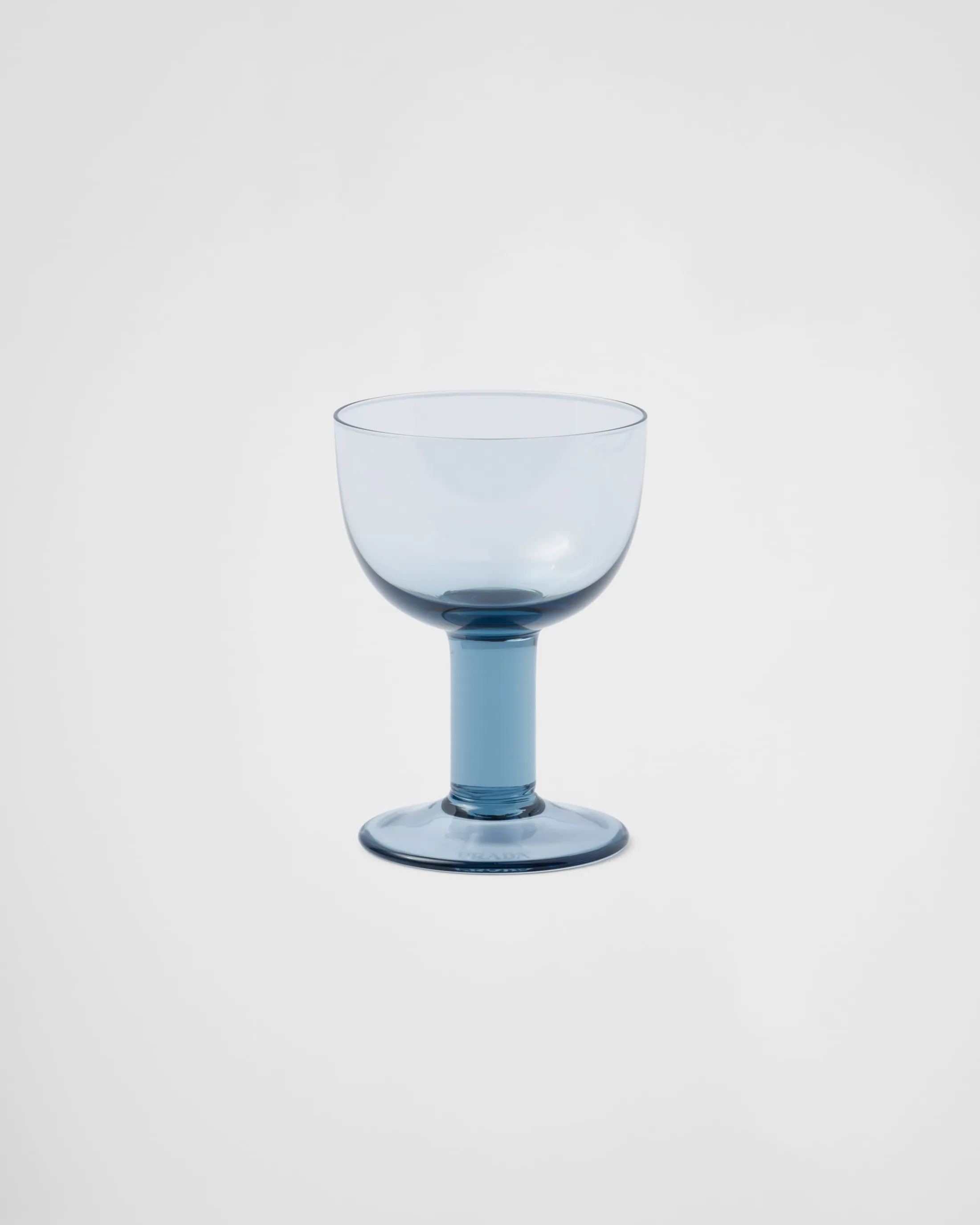 Prada Set of two crystal red wine glasses - Plinth Seablue Shop