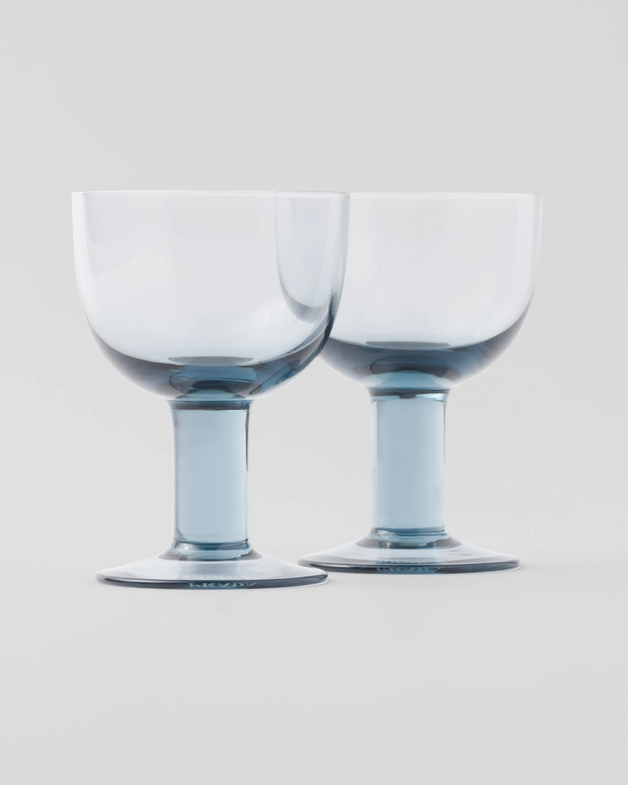 Prada Set of two crystal red wine glasses - Plinth Seablue Shop