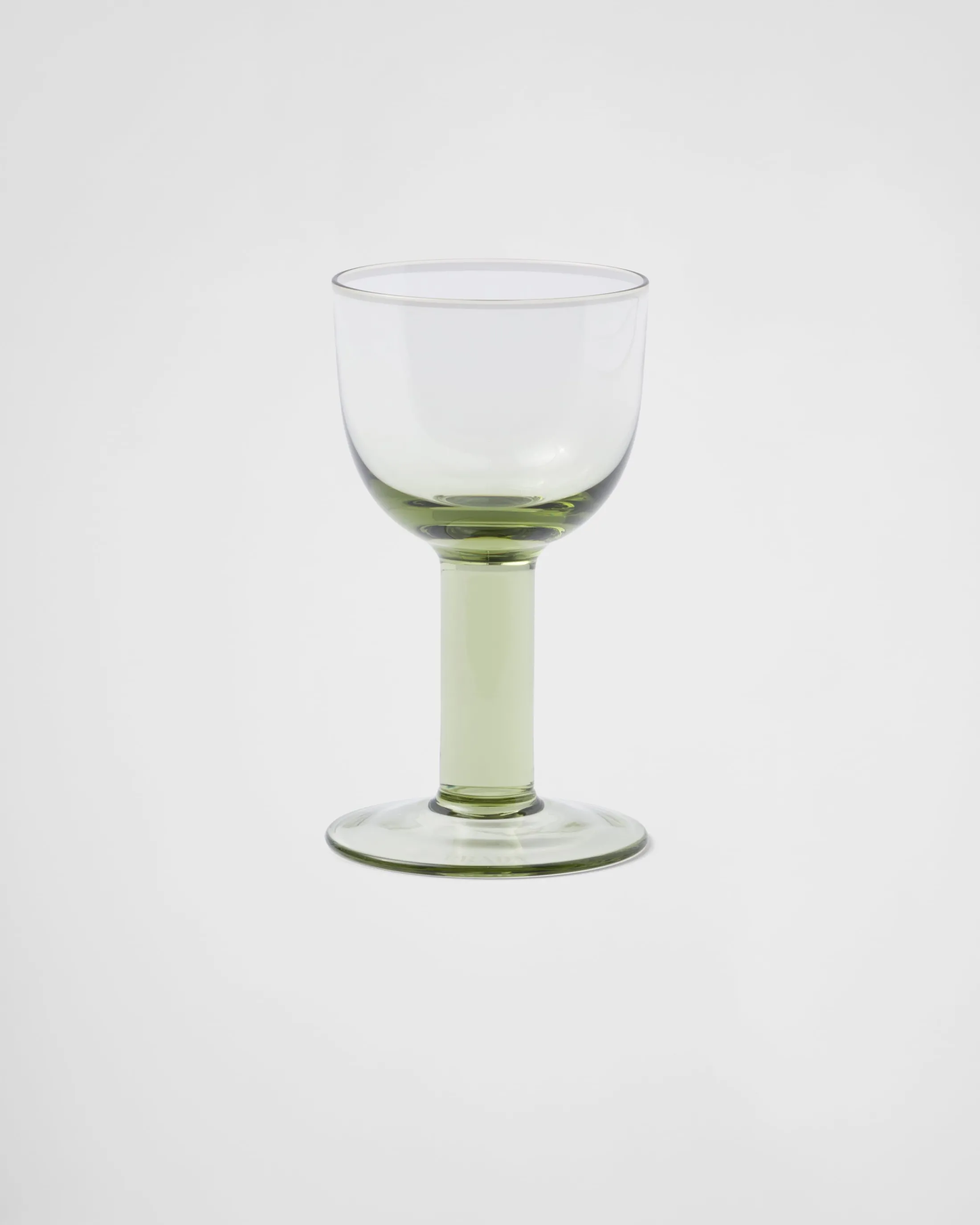 Prada Set of two crystal white wine glasses - Plinth Moss Sale