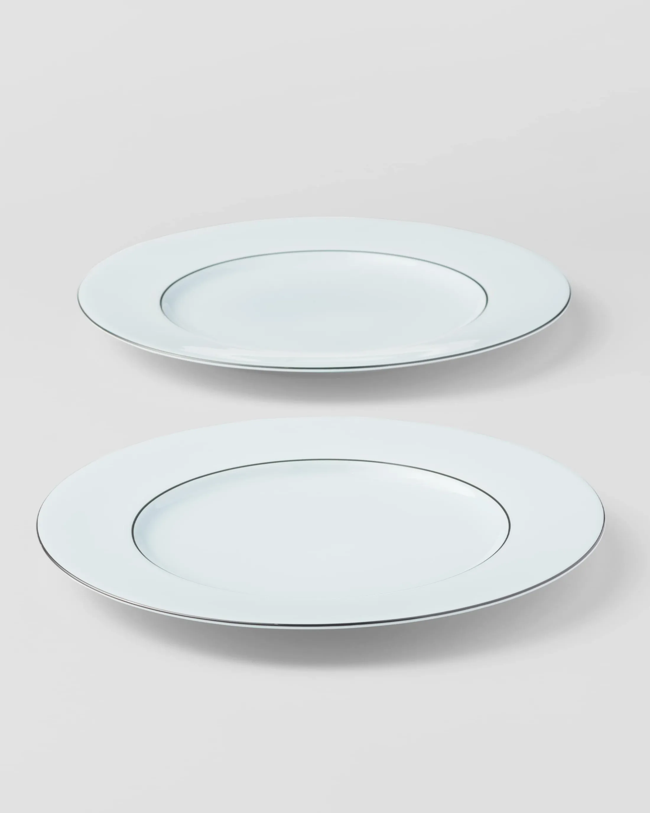 Prada Set of two porcelain dinner plates - Celadon Celadonlightblue Sale