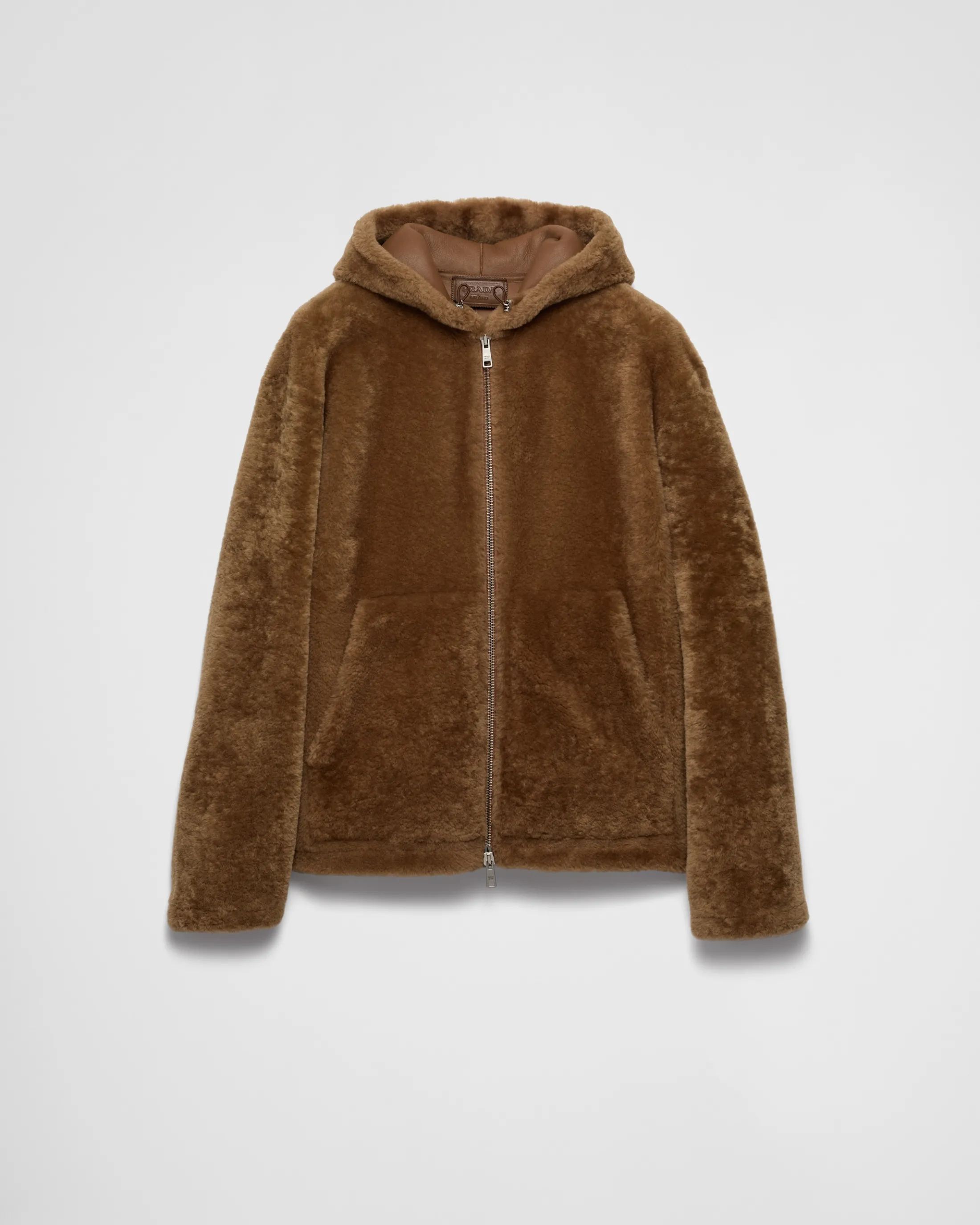 Prada Shearling jacket Hazelnut Sale