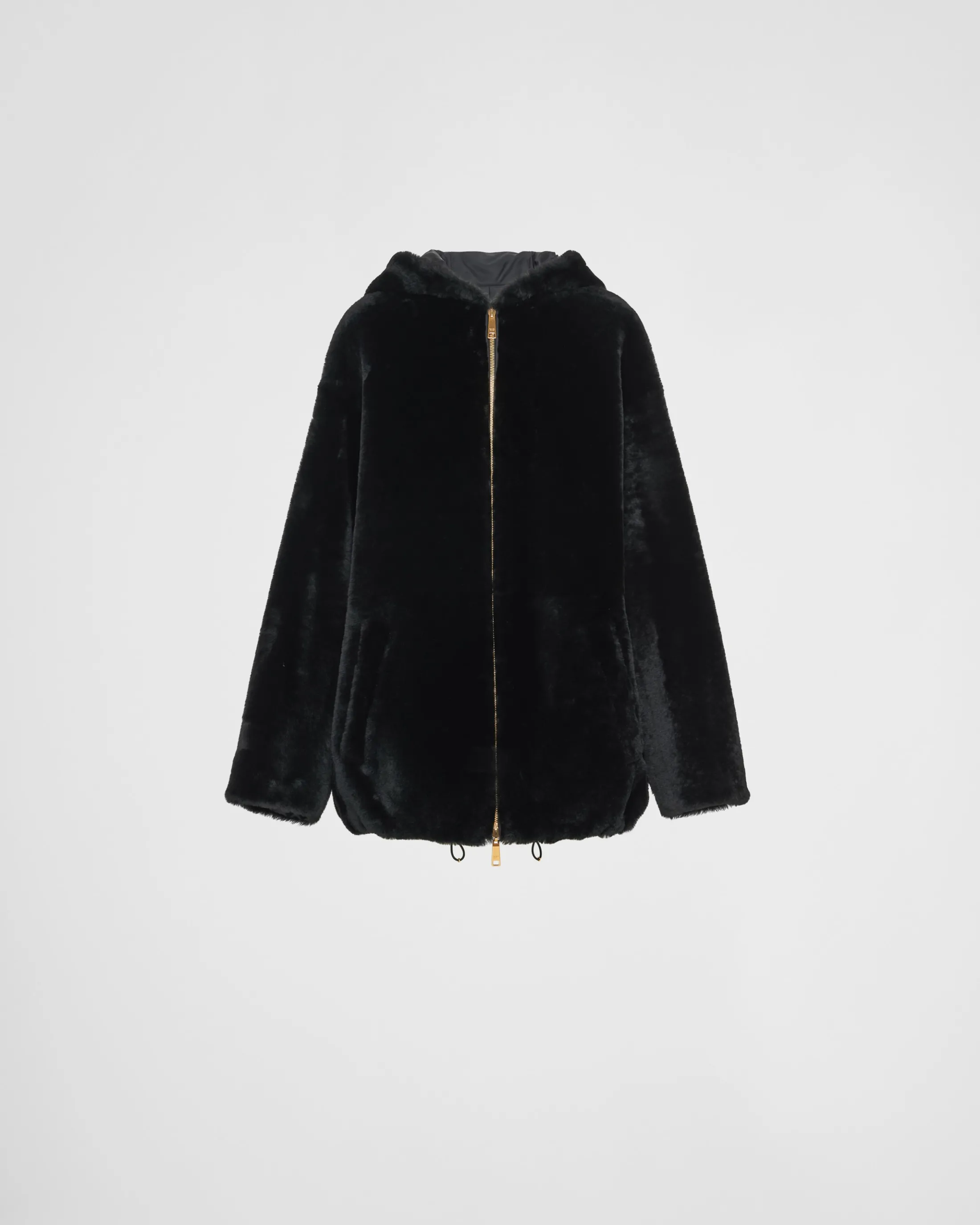 Prada Shearling jacket Black Hot