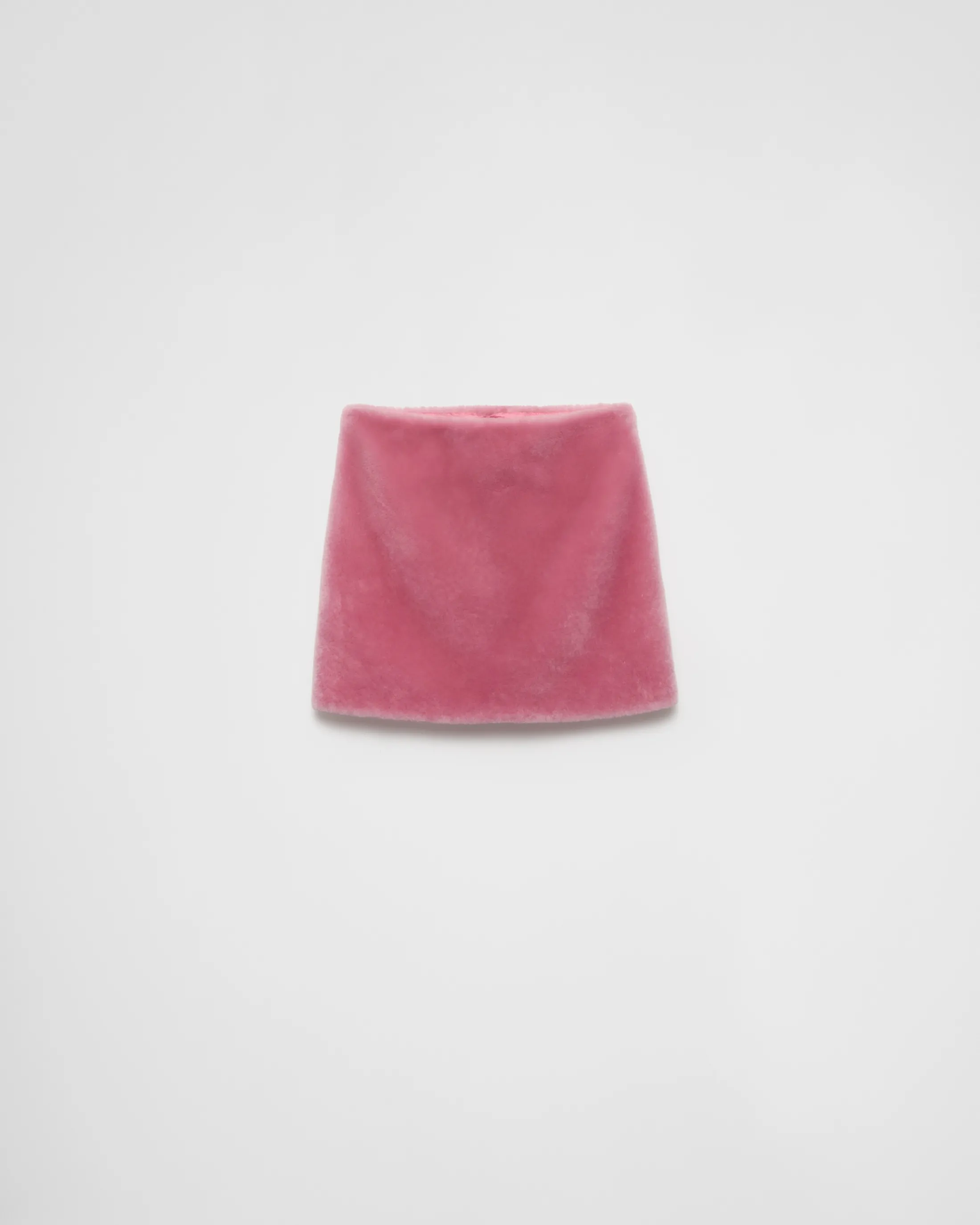 Prada Shearling miniskirt Begoniapink Shop