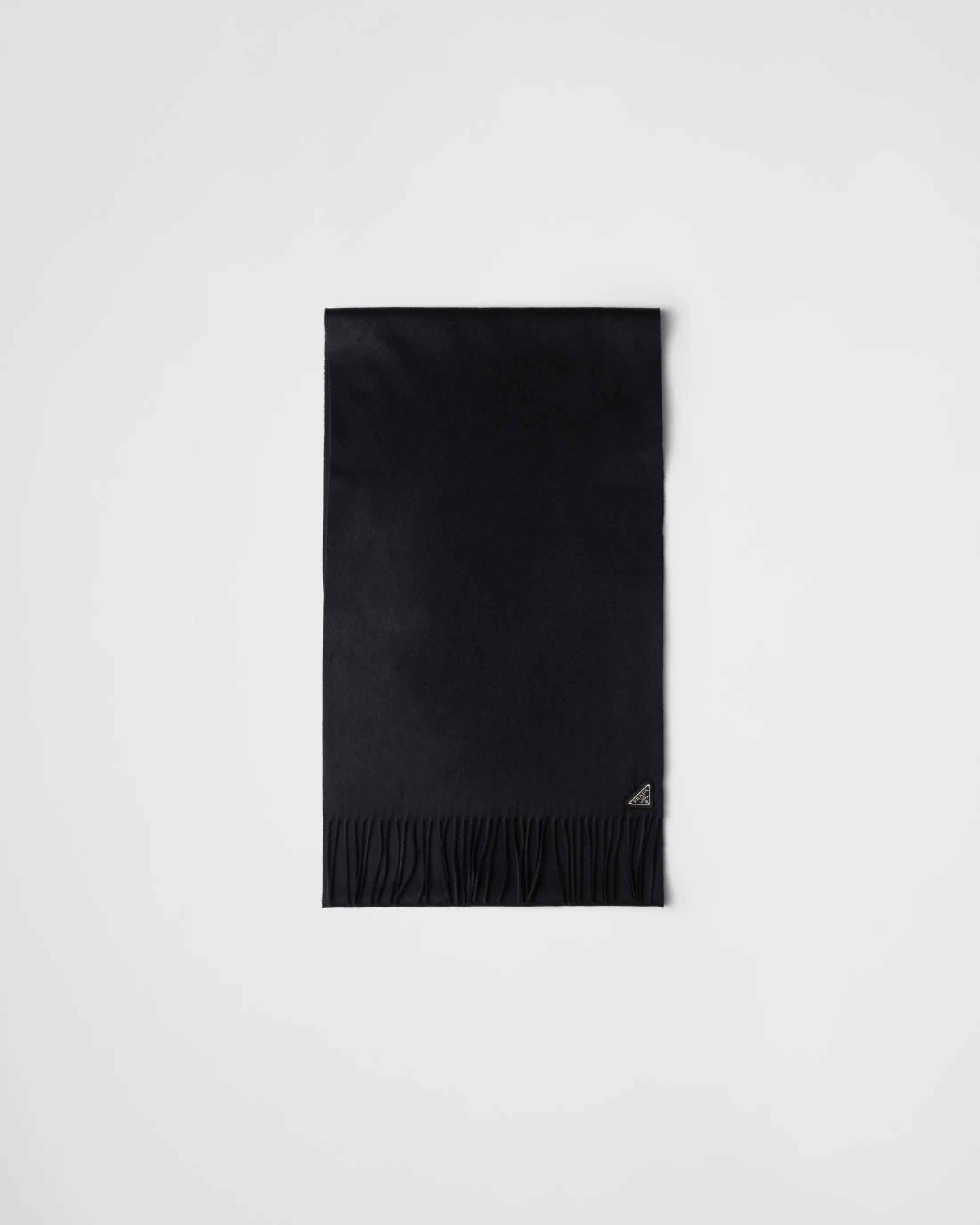 Prada Silk and cashmere scarf Black Sale