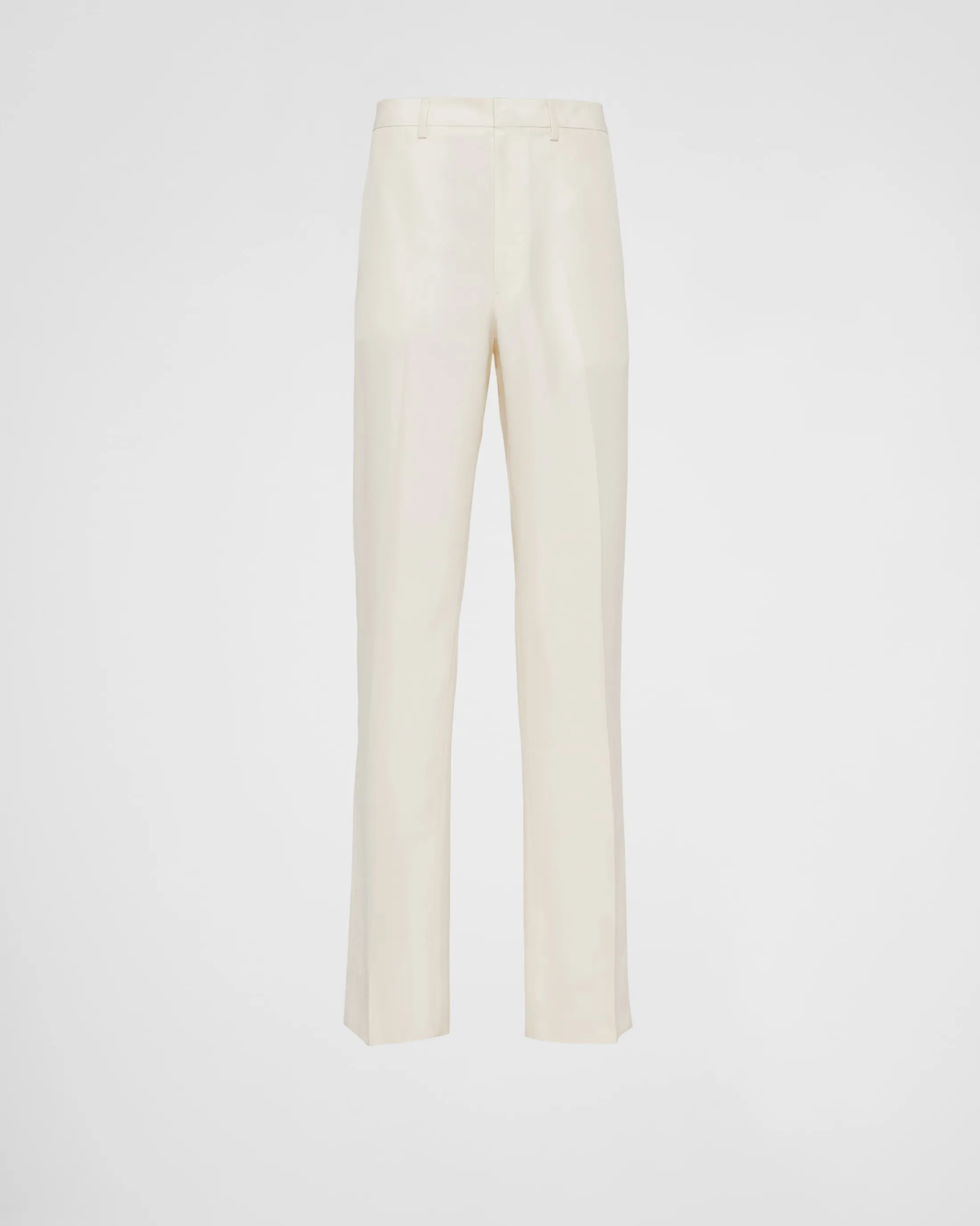 Prada Silk pants Natural Clearance