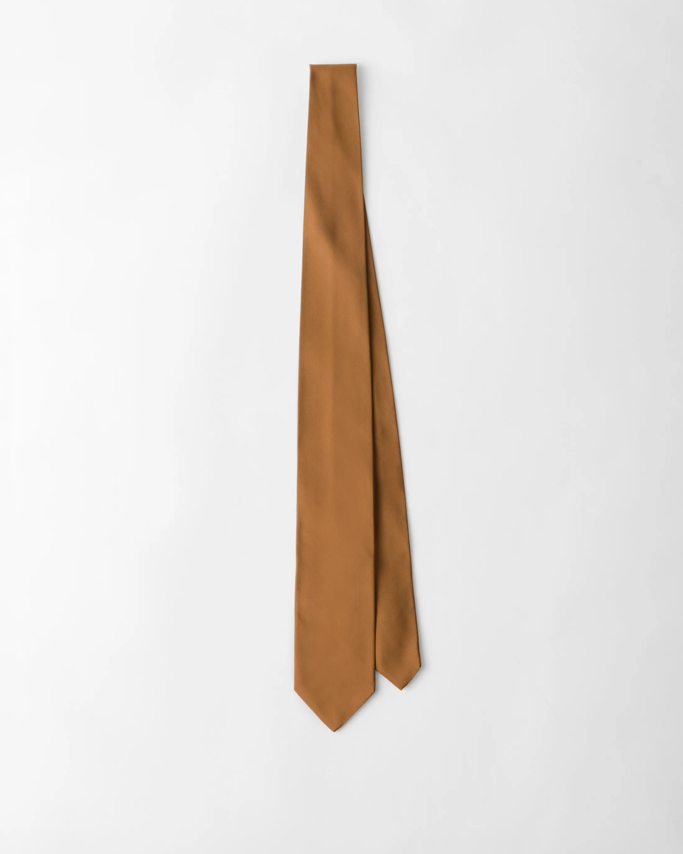 Prada Silk tie Caramel New