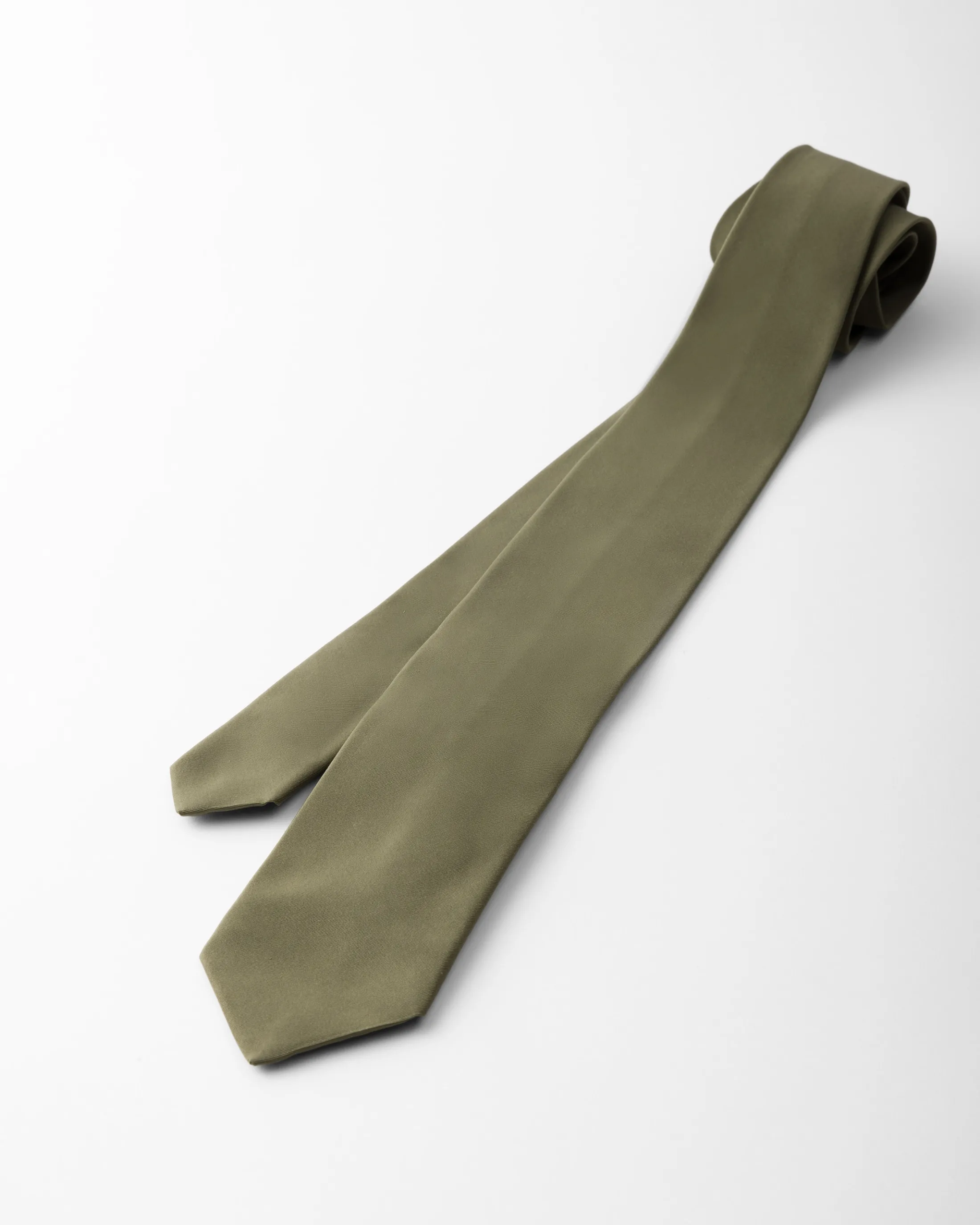 Prada Silk tie Militarygreen Fashion