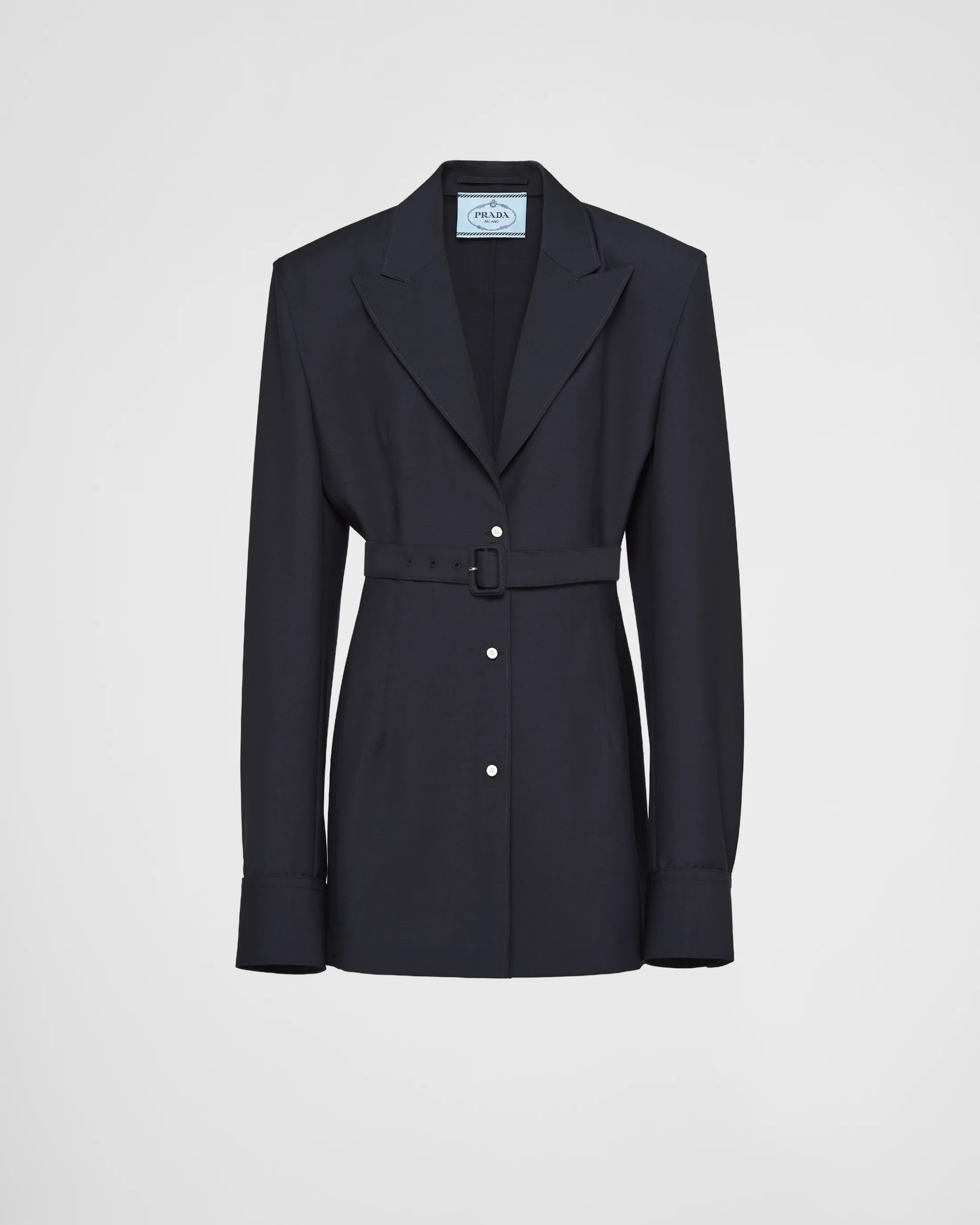 Prada Single-breasted mohair jacket Navy Fashion