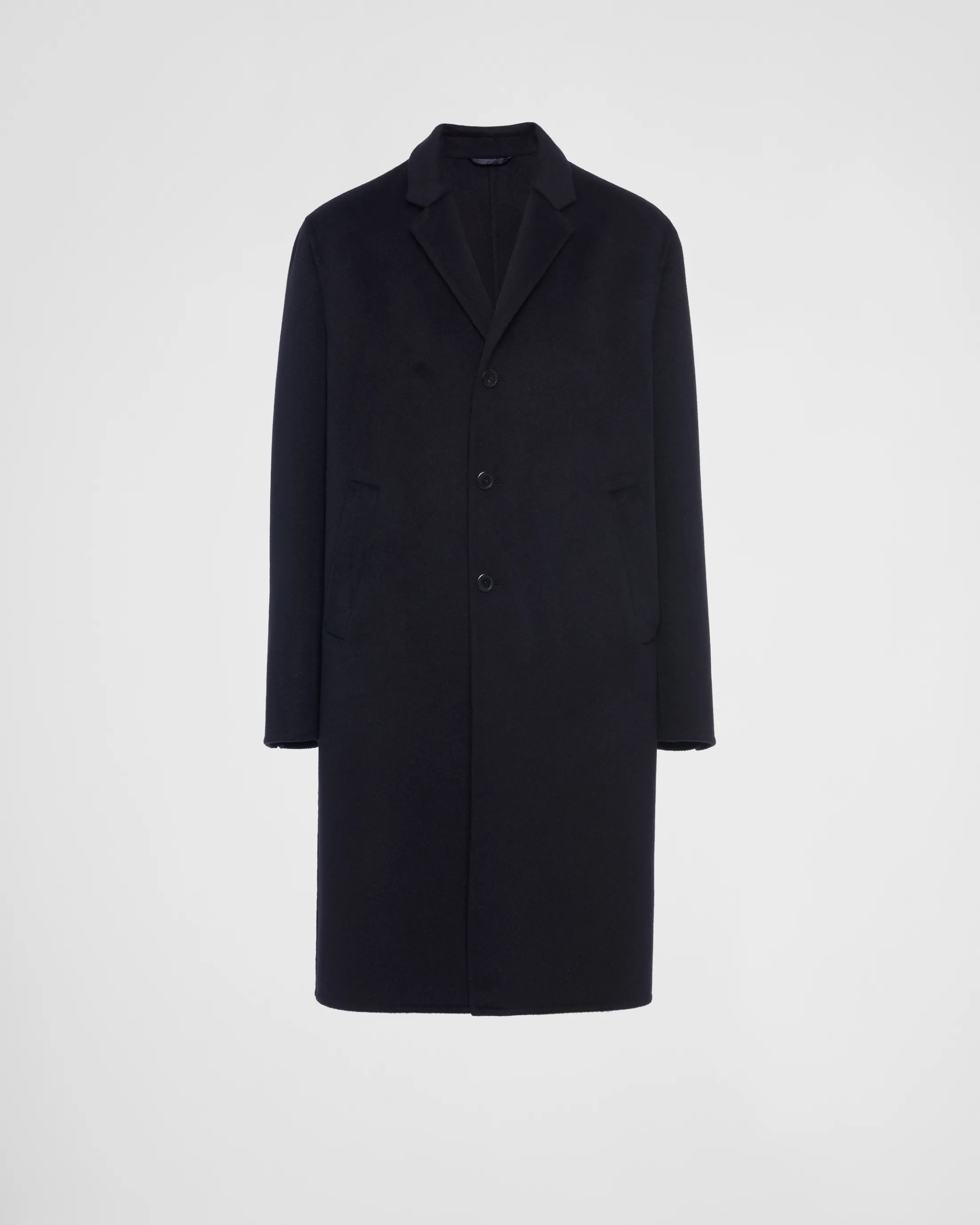 Prada Single-breasted wool blend coat Blue Best