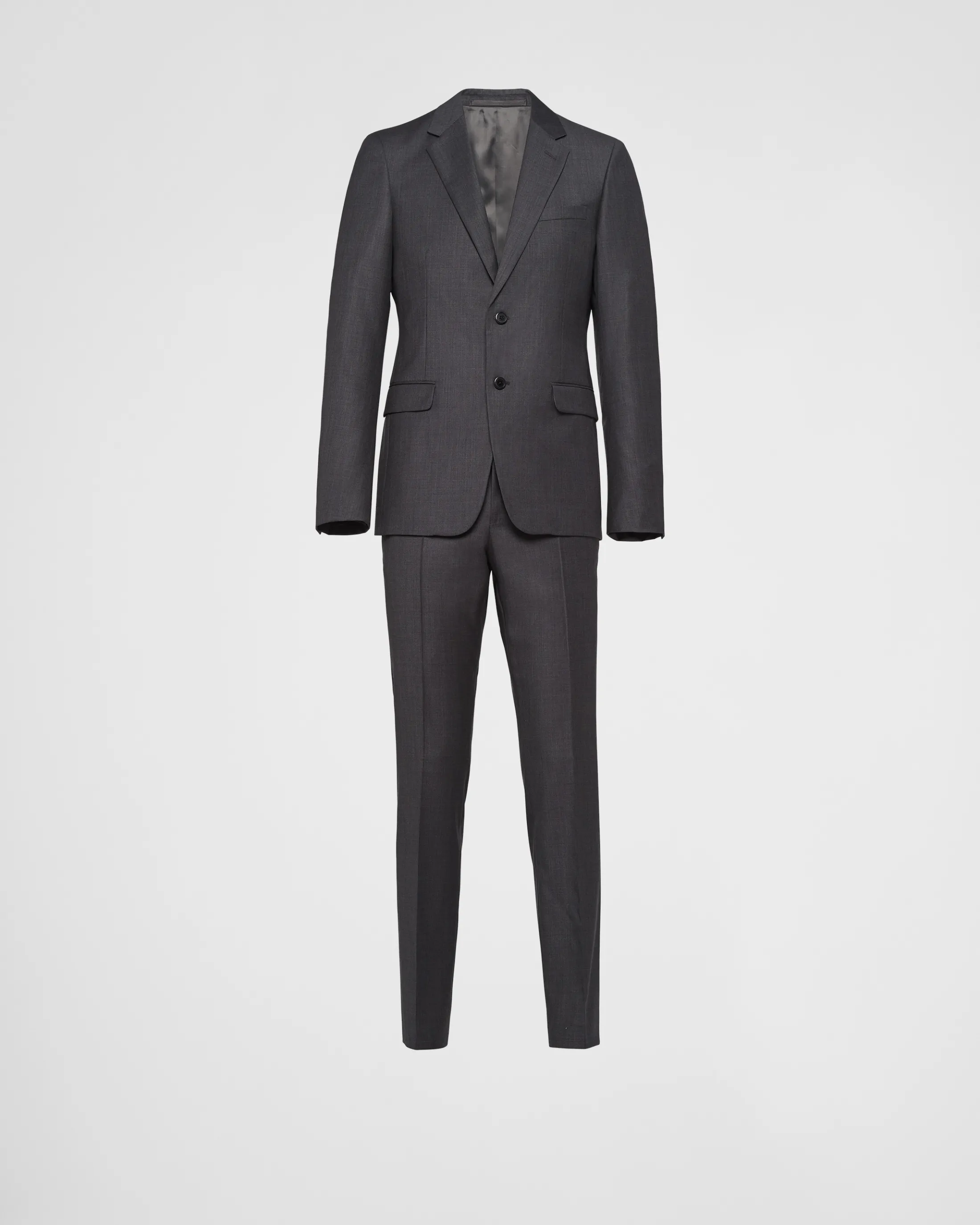 Prada Single-breasted wool suit Anthracitegray Online