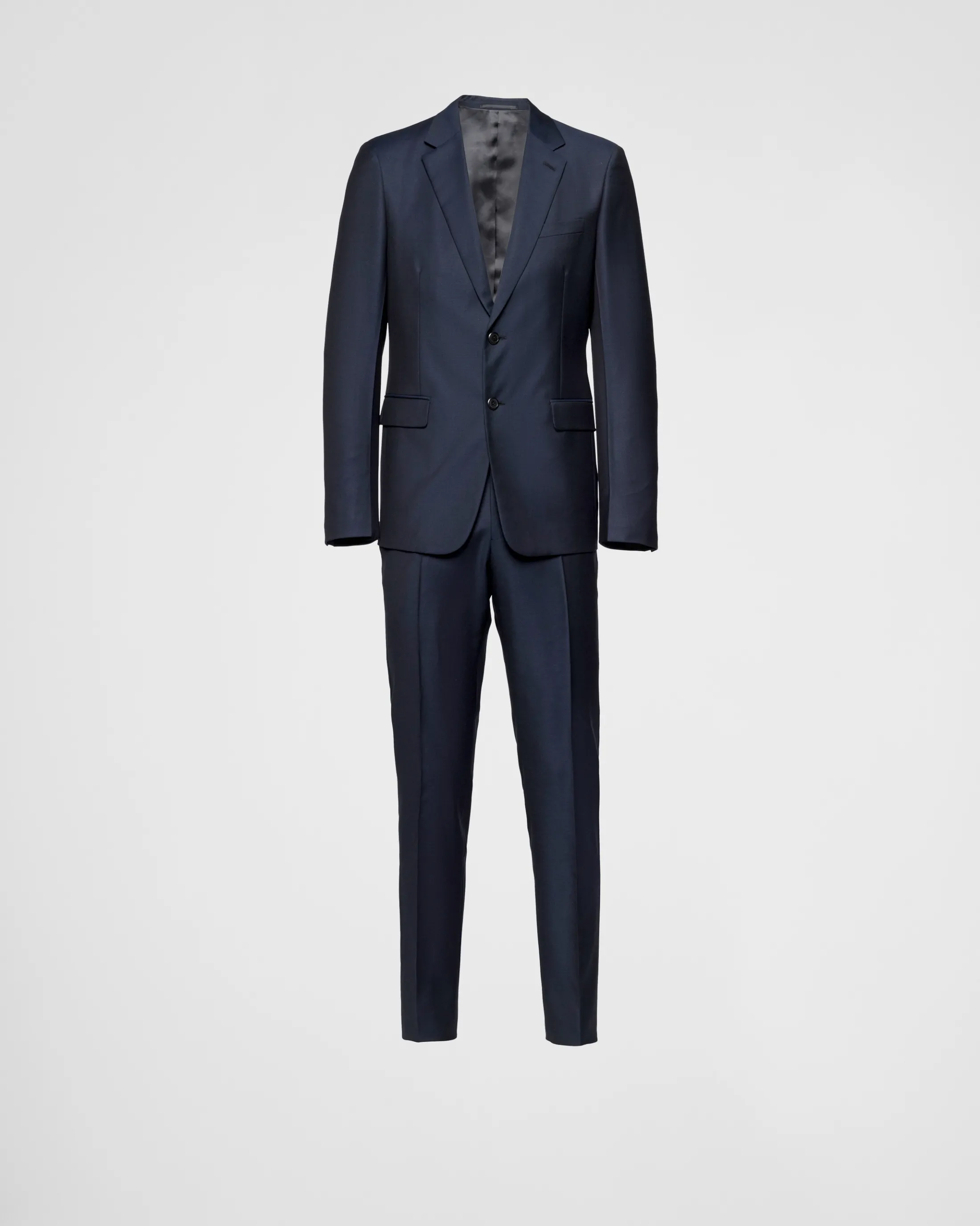 Prada Single-breasted wool suit Navy Sale