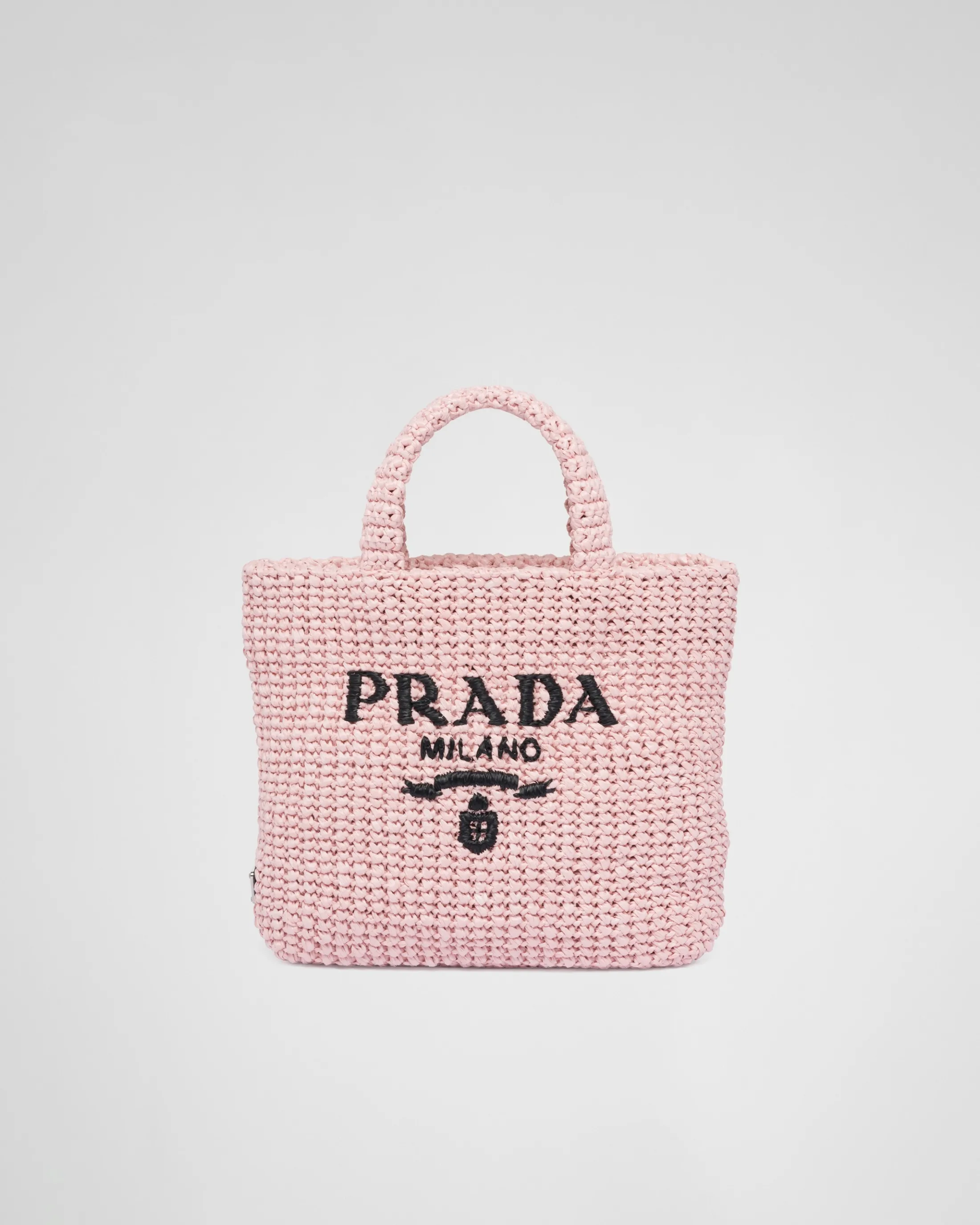 Prada Small crochet tote bag Alabasterpink Sale