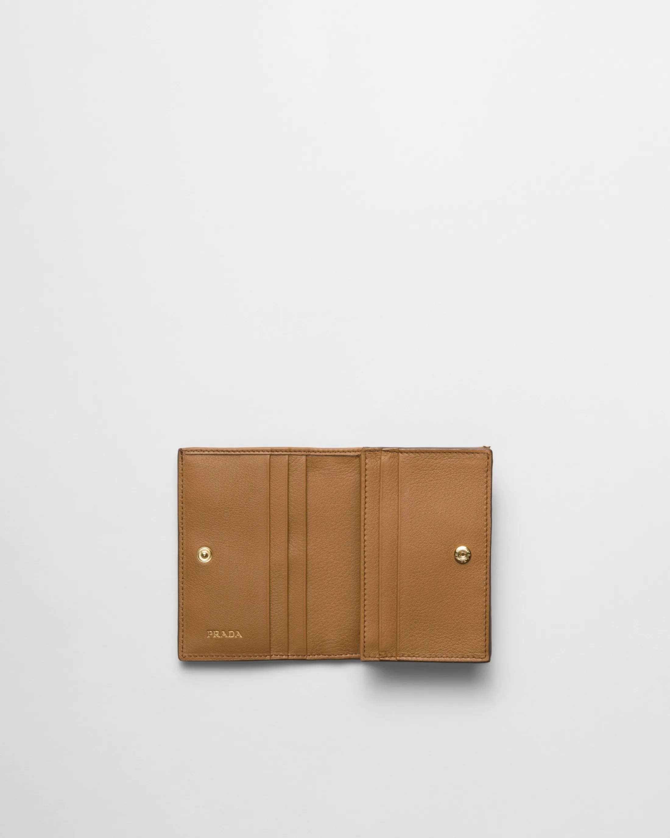 Prada Small leather wallet Caramel Store