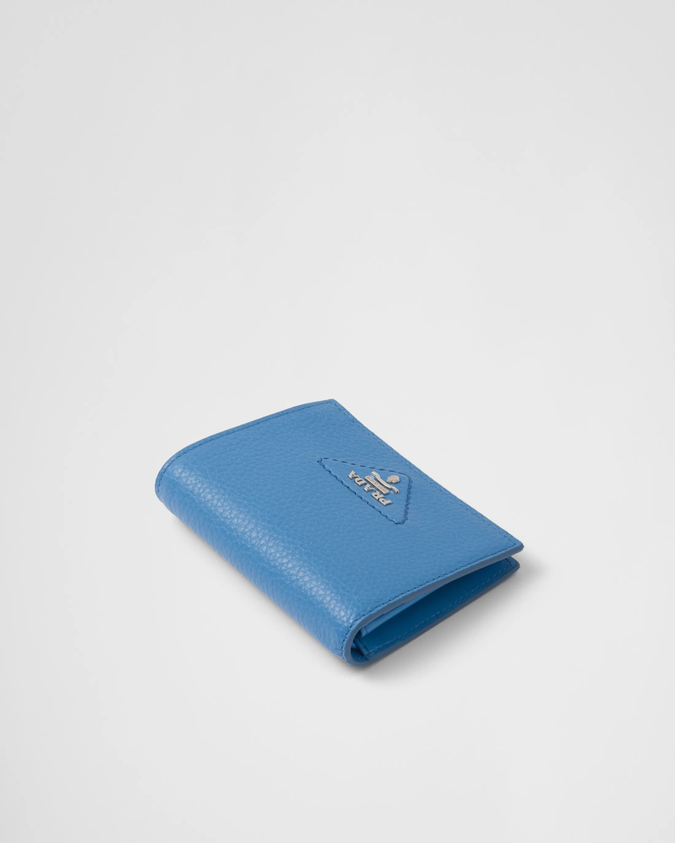 Prada Small leather wallet Lightblue Store