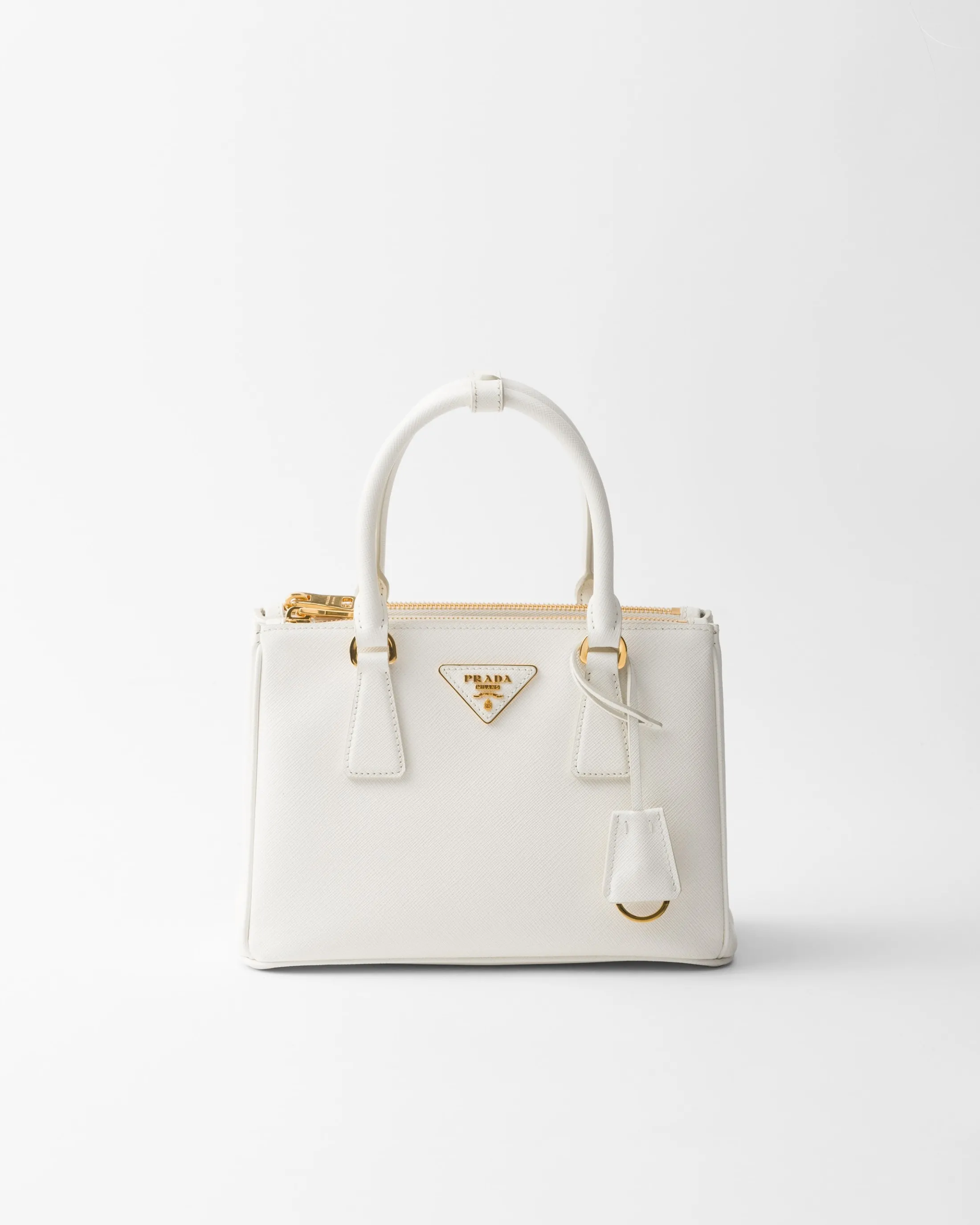 Prada Small Galleria Saffiano leather bag White Hot