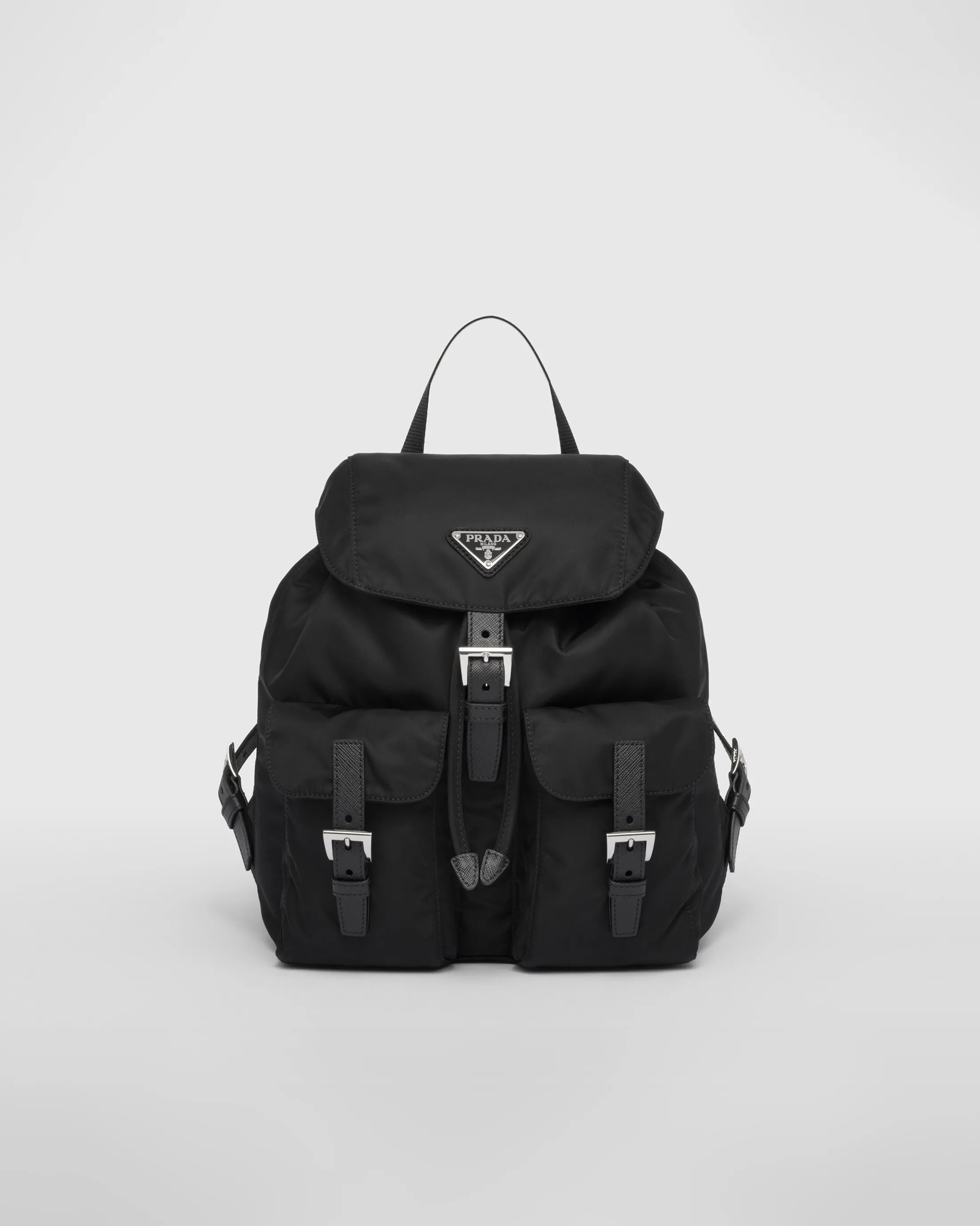 Prada Small Re-Nylon backpack Black Outlet