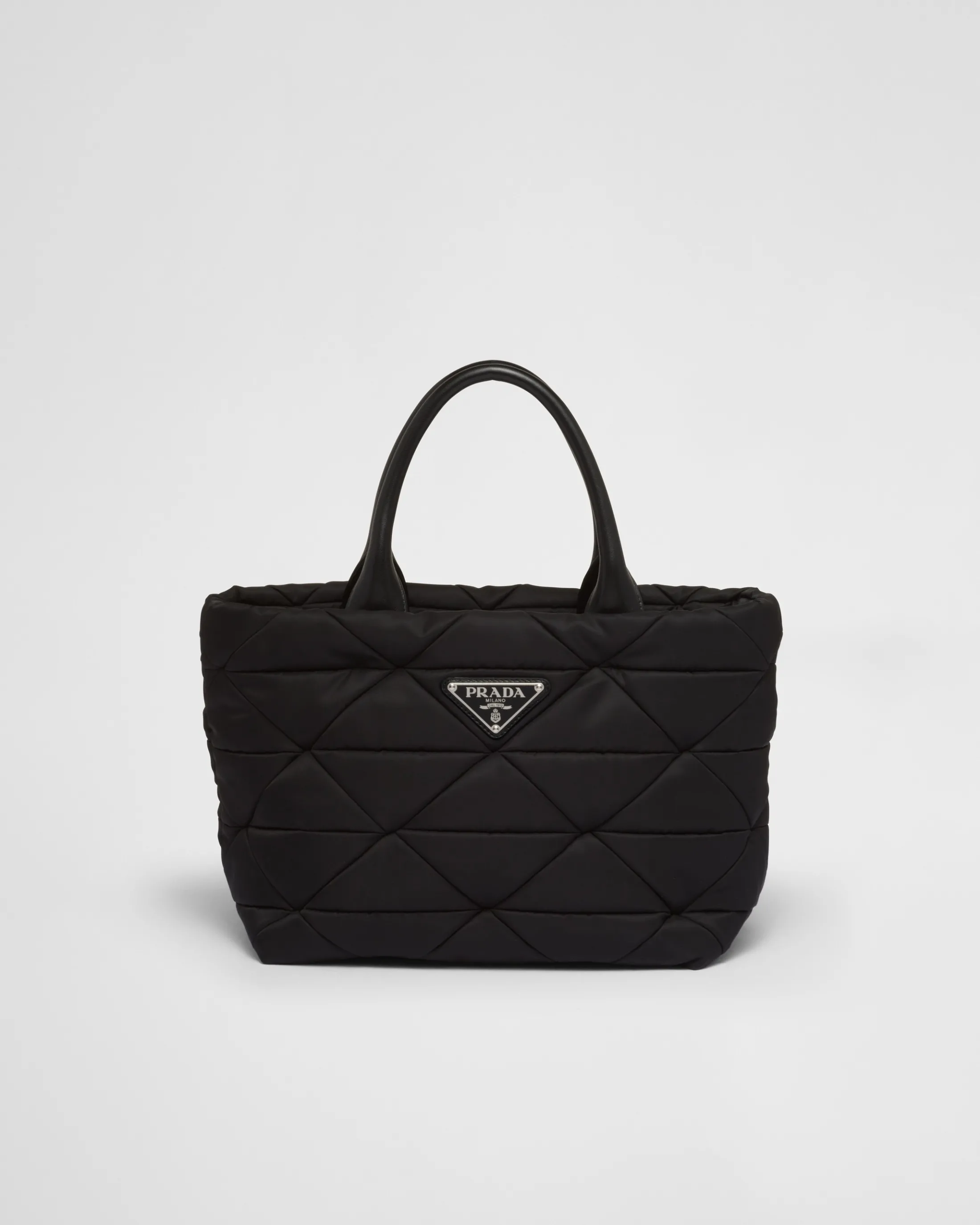 Prada Small Re-Nylon padded tote bag Black Discount