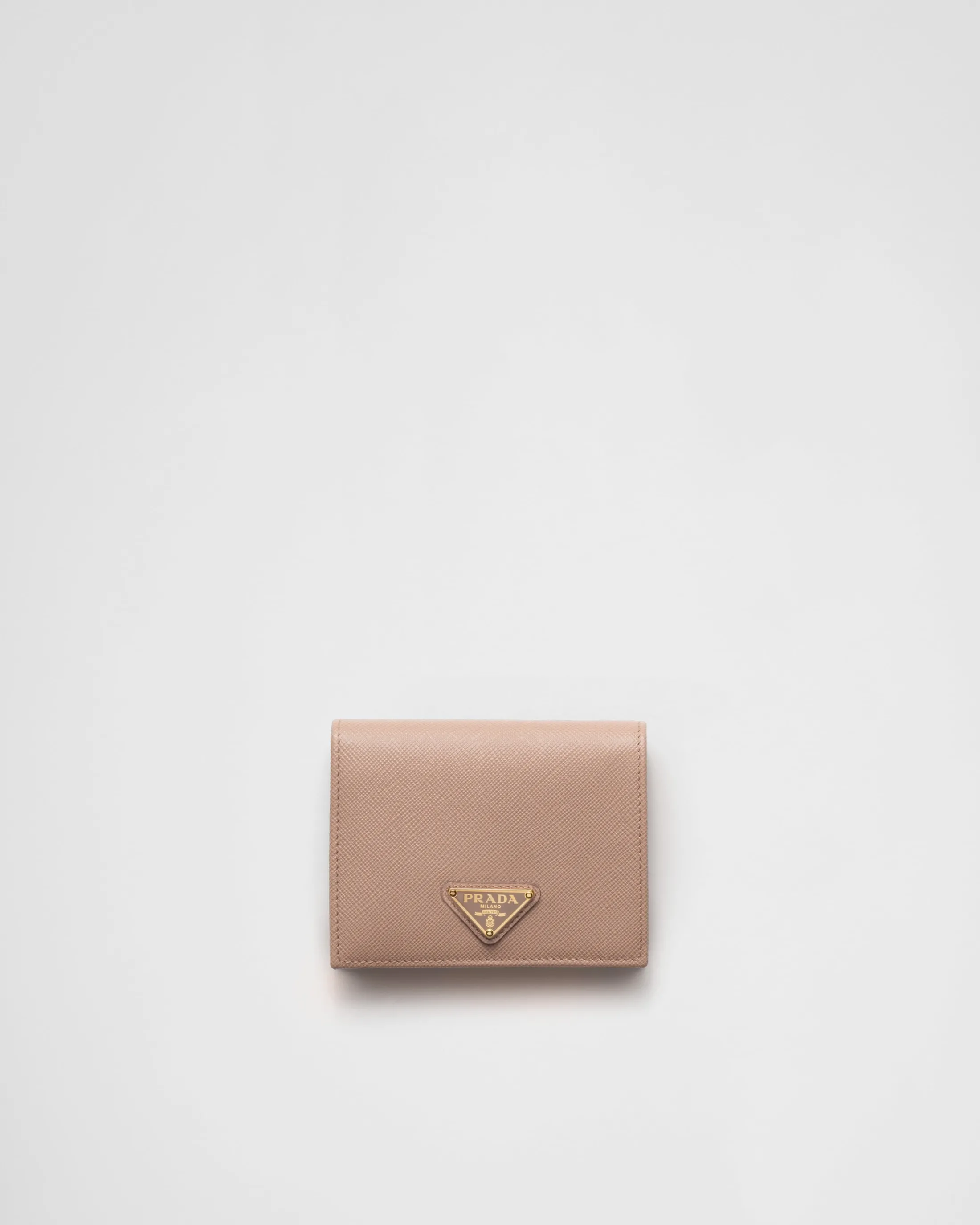 Prada Small Saffiano Leather Wallet Powderpink Best