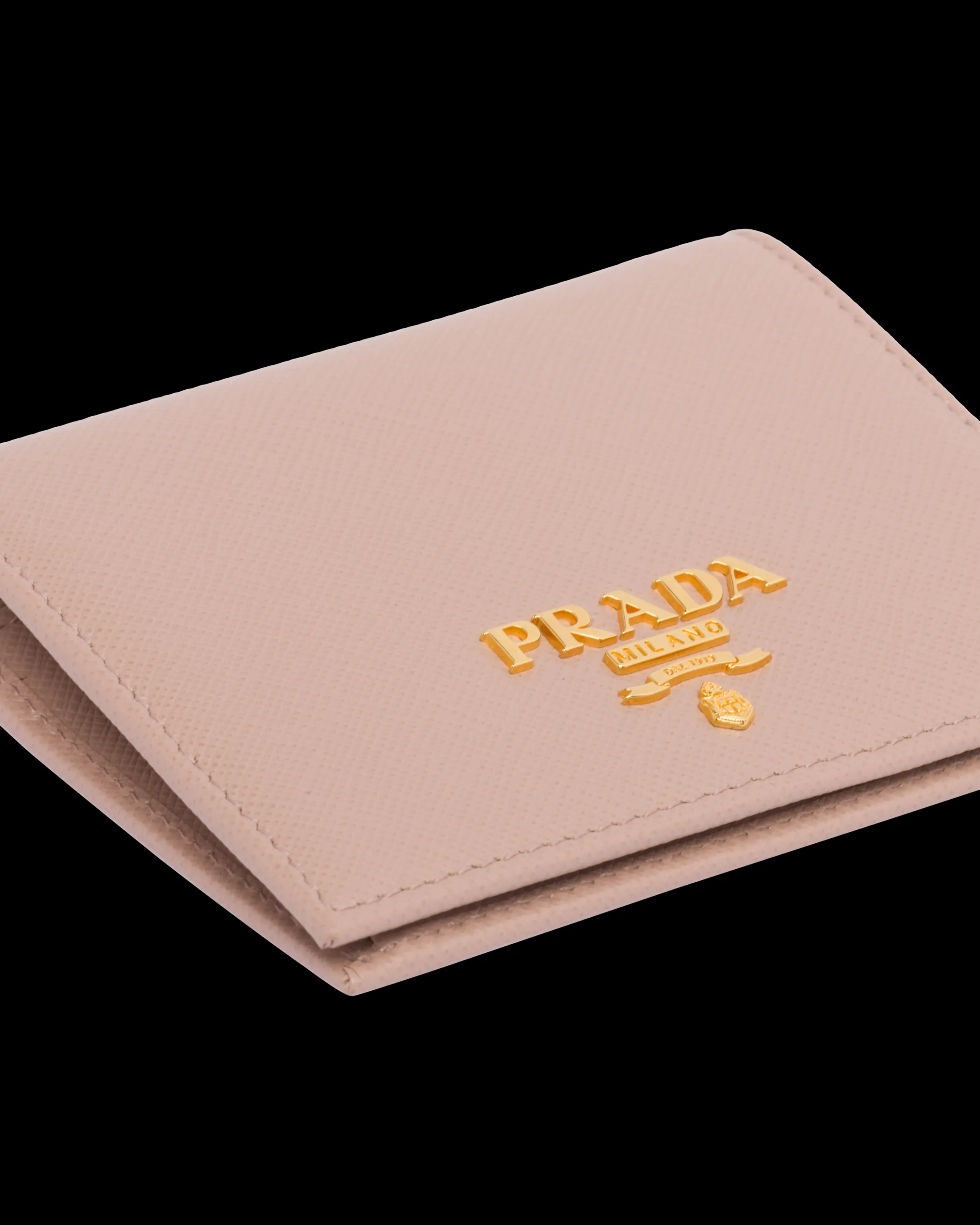 Prada Small Saffiano Leather Wallet Powderpink Online