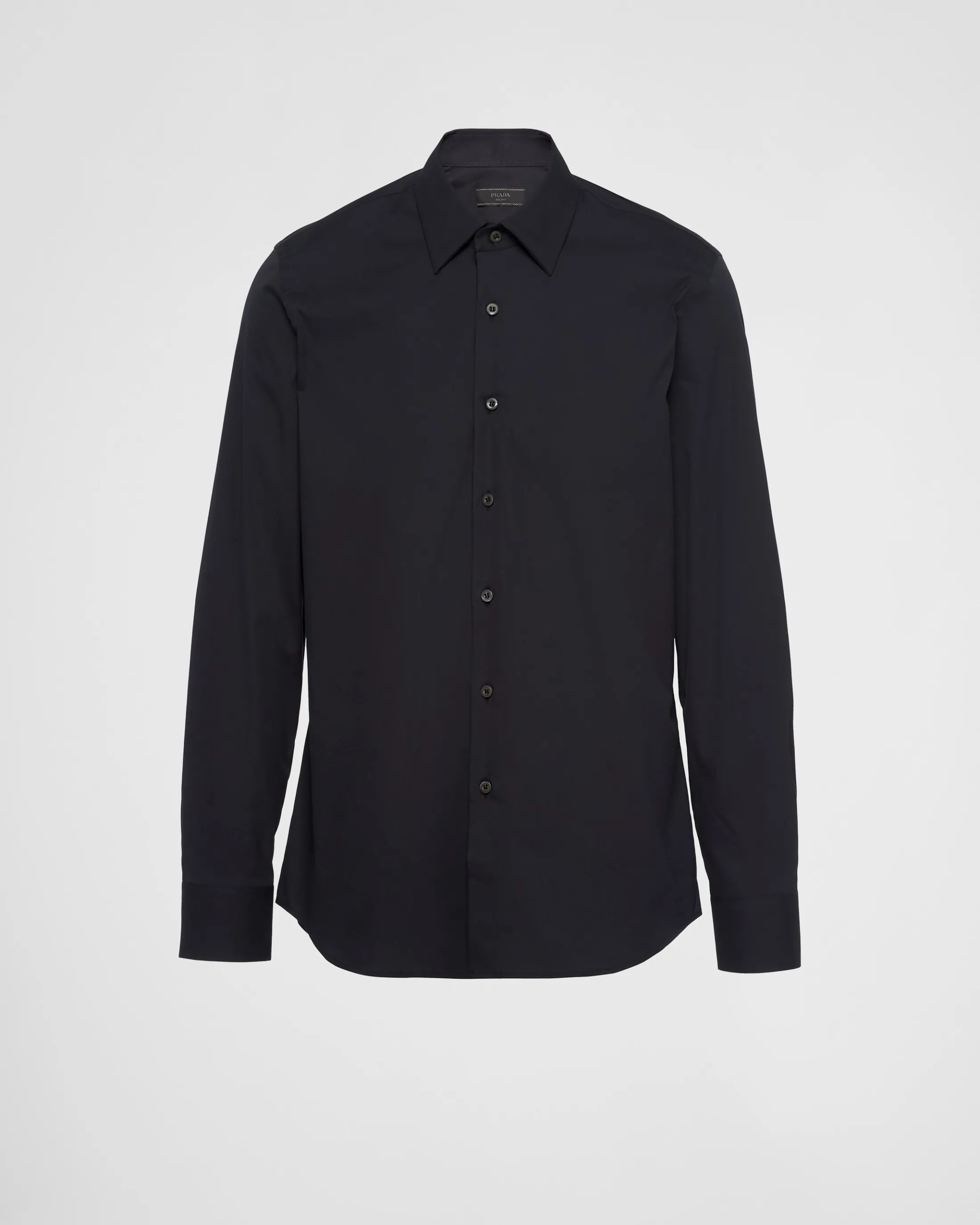 Prada Stretch cotton shirt Black Hot