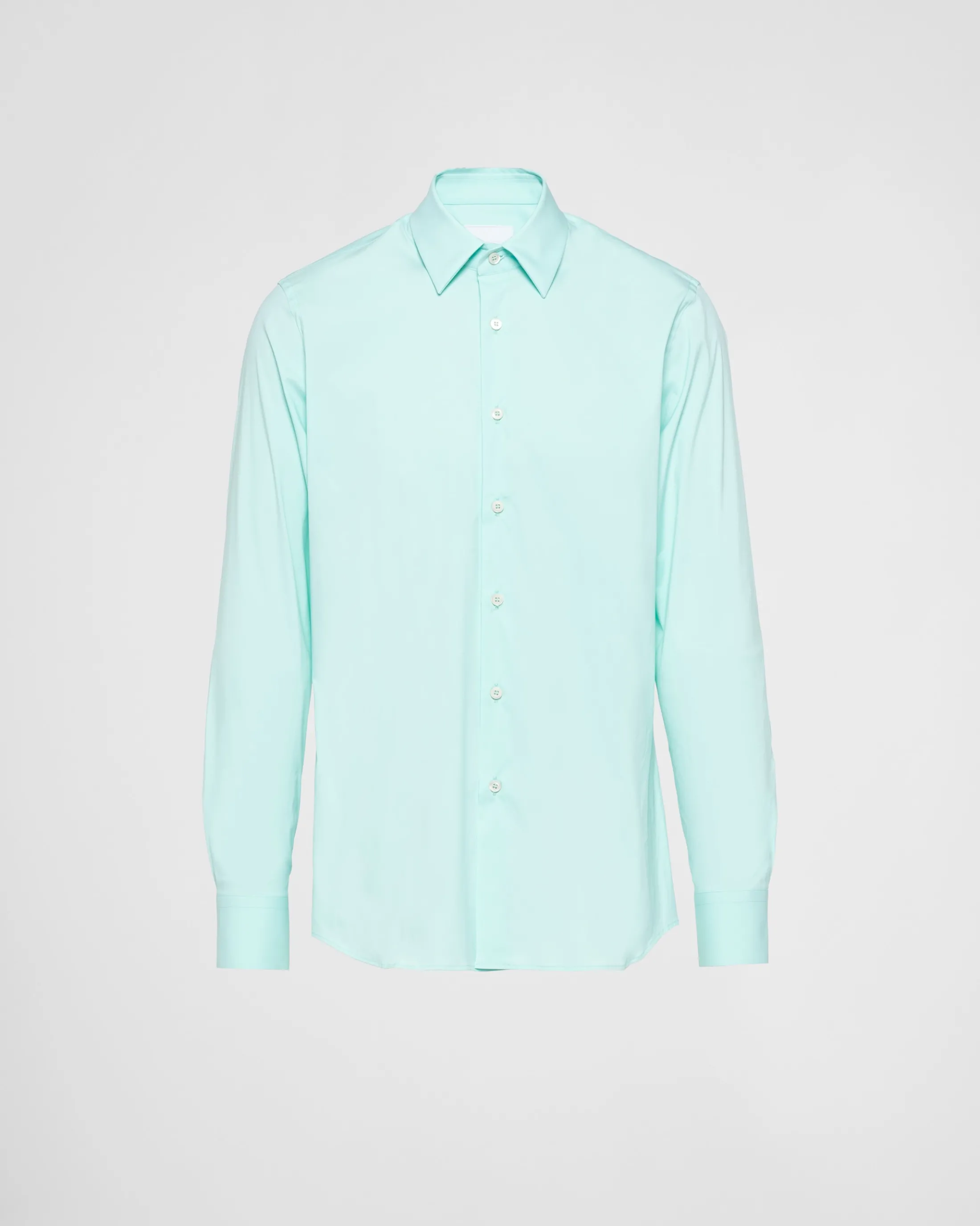 Prada Stretch cotton shirt Chlorophyllgreen Fashion