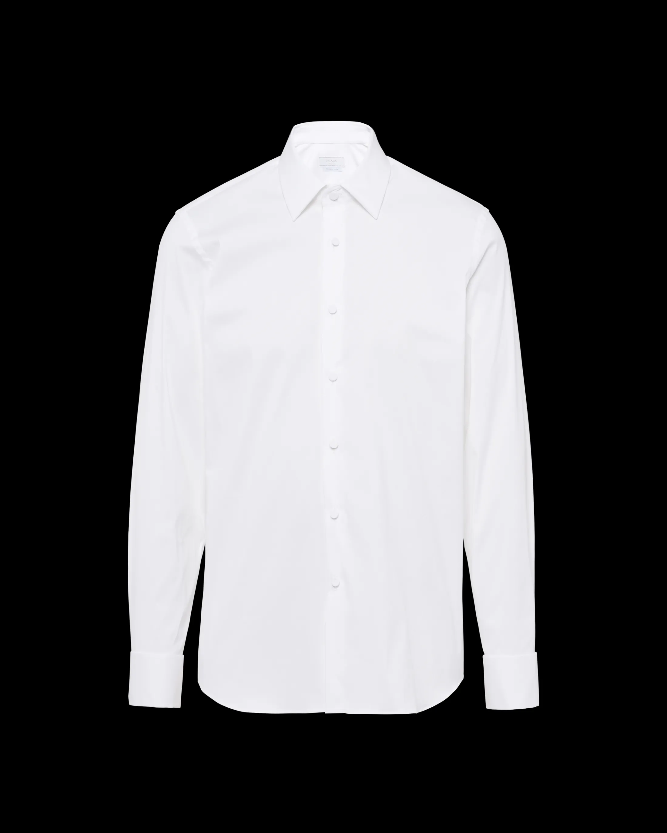 Prada Stretch cotton shirt White Sale