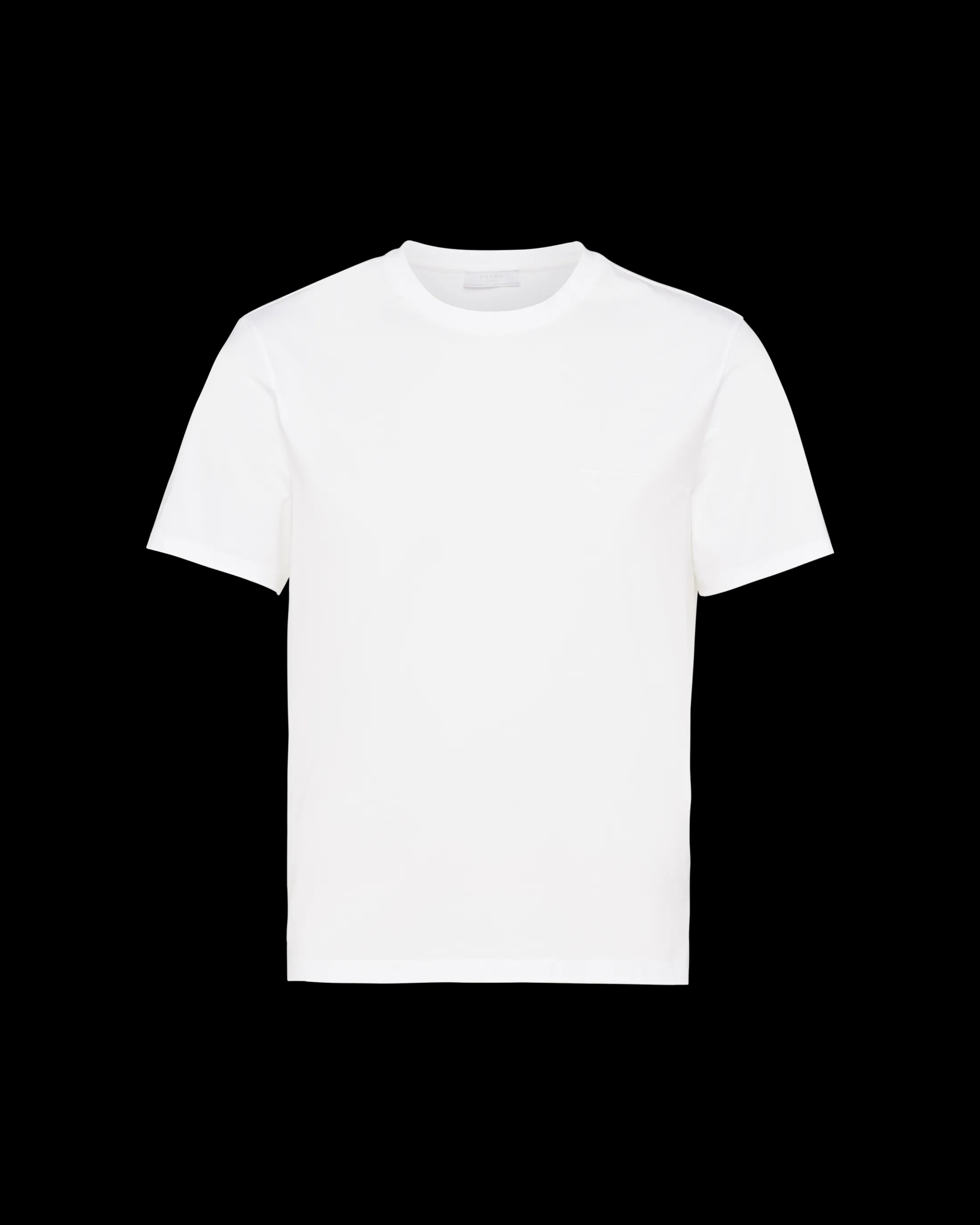 Prada Stretch cotton T-shirt White Clearance