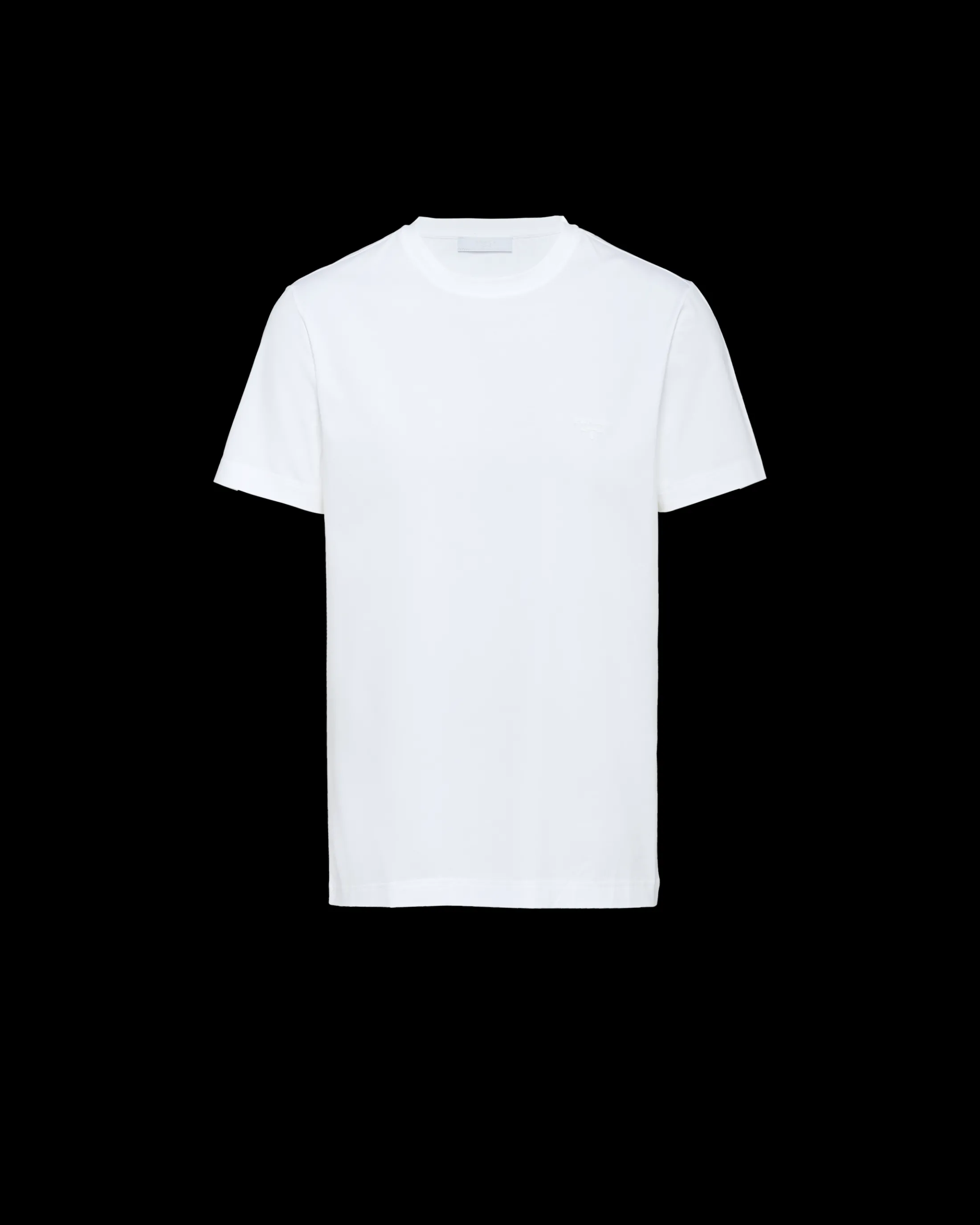 Prada Stretch cotton T-shirt White Sale