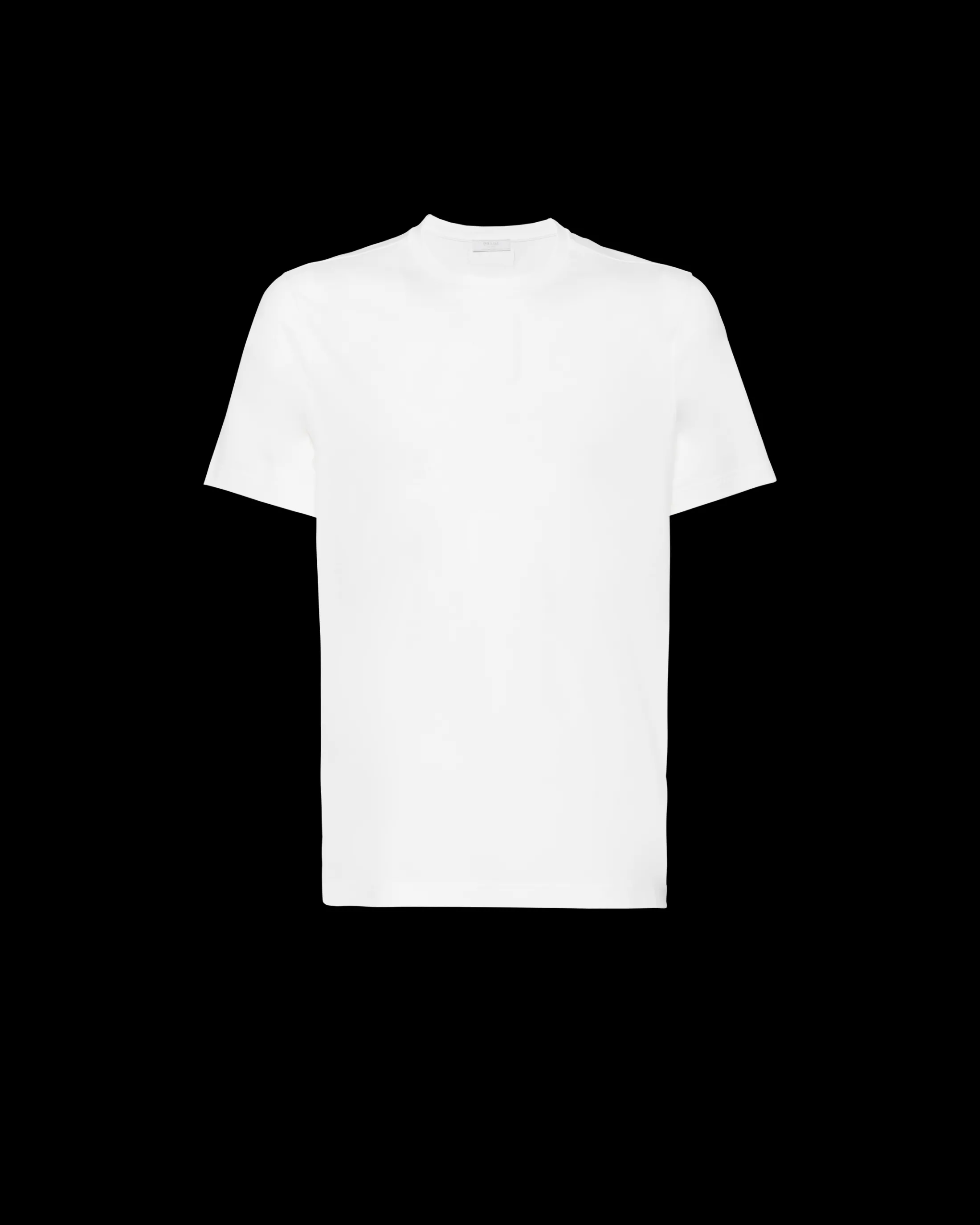 Prada Stretch cotton T-shirt White Clearance