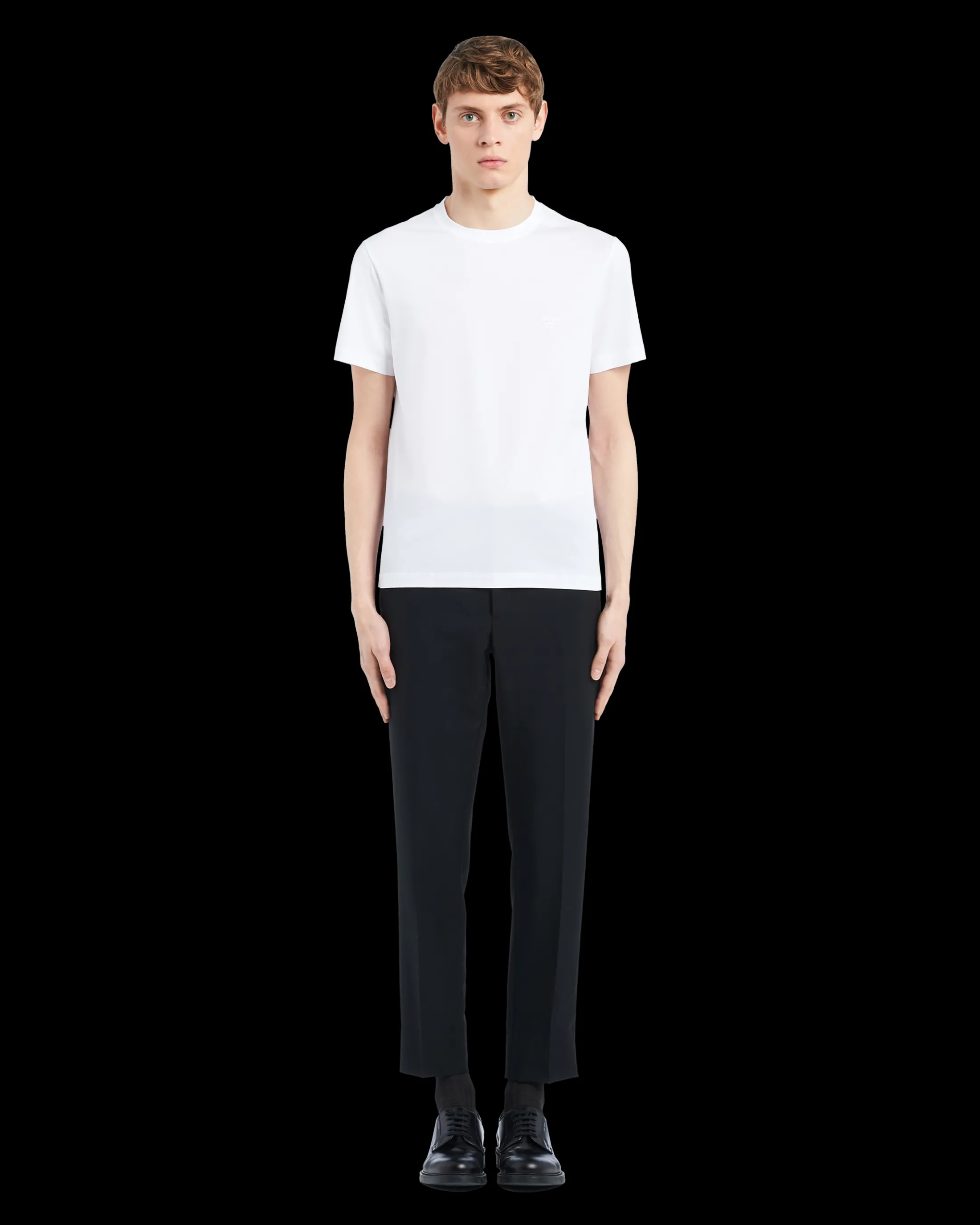 Prada Stretch cotton T-shirt White Sale