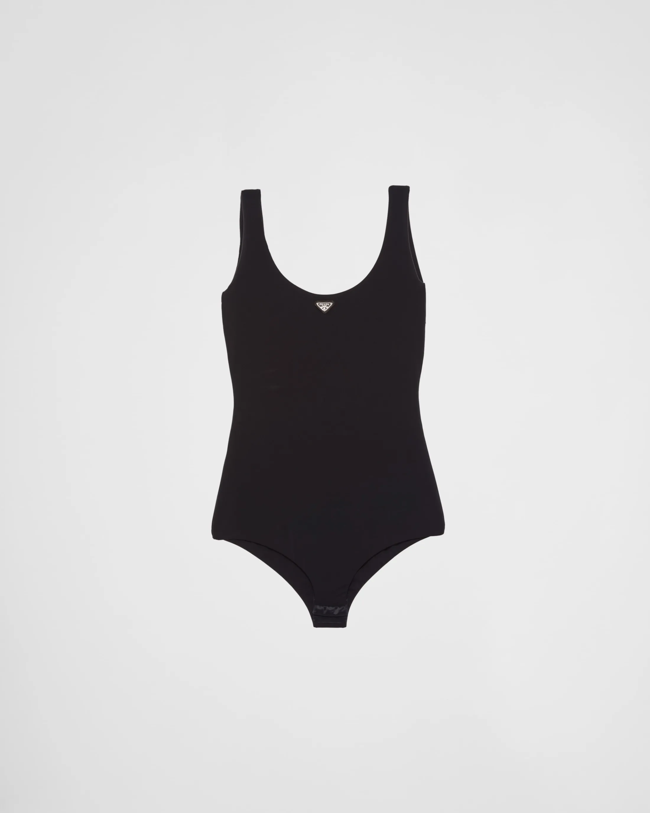 Prada Stretch jersey bodysuit Black Discount