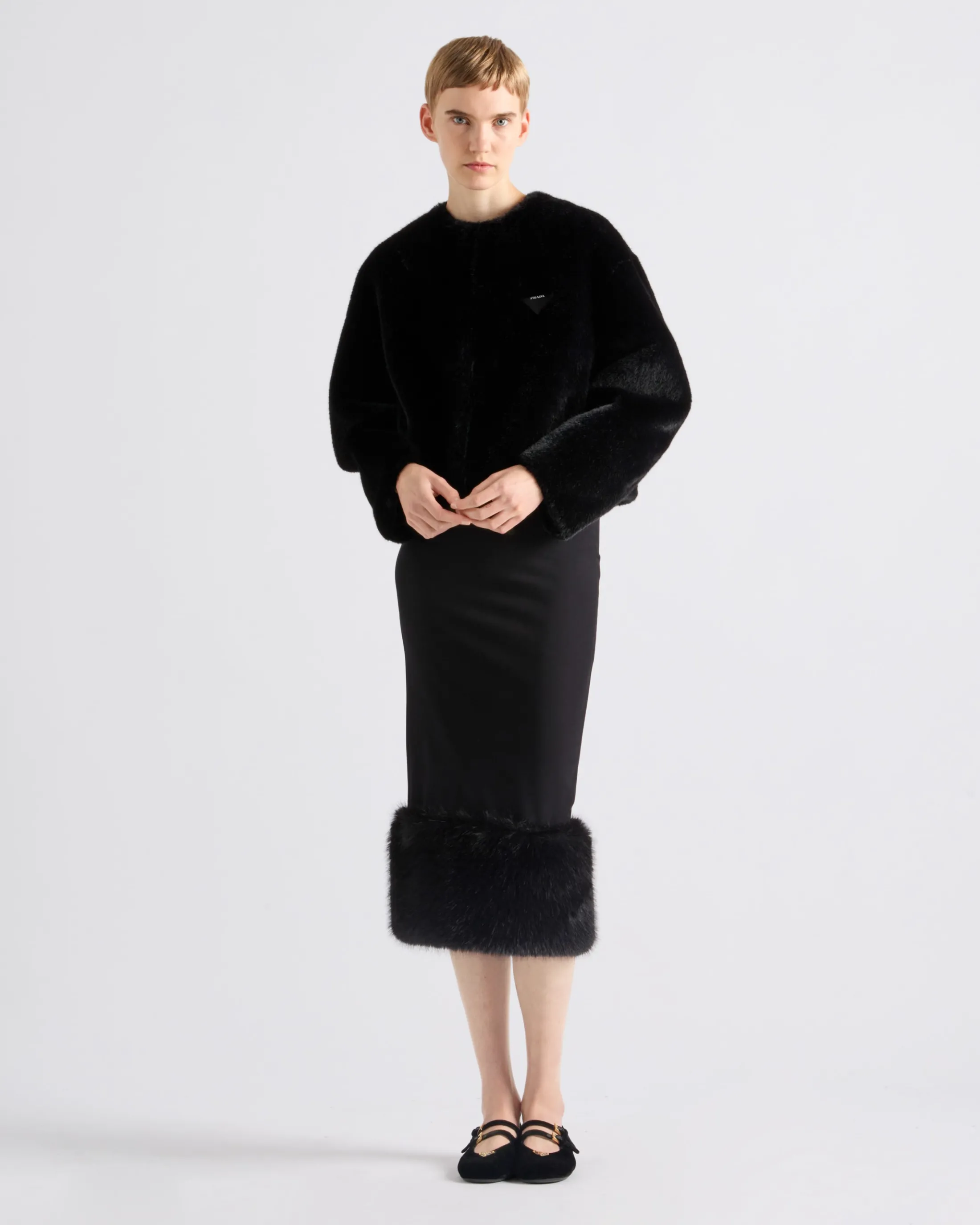 Prada Stretch jersey skirt Black Fashion