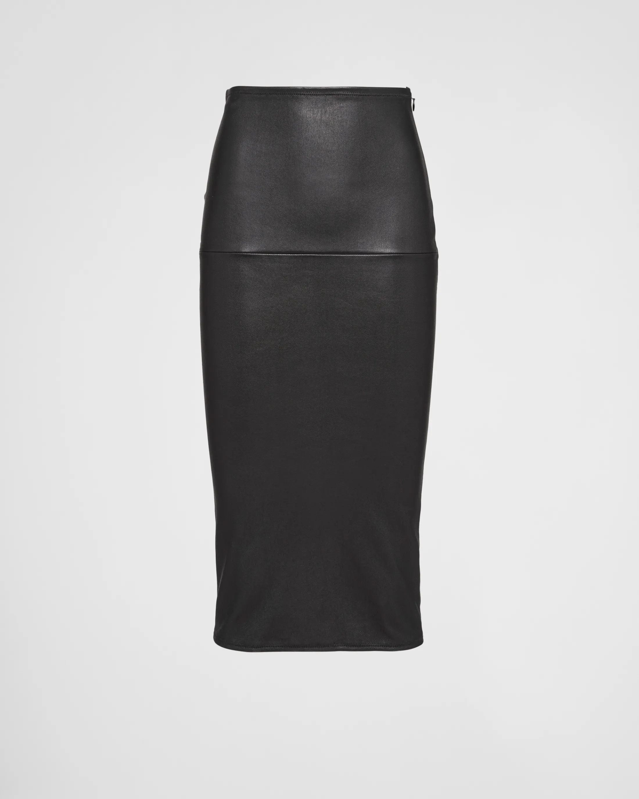 Prada Stretch nappa leather skirt Black Cheap