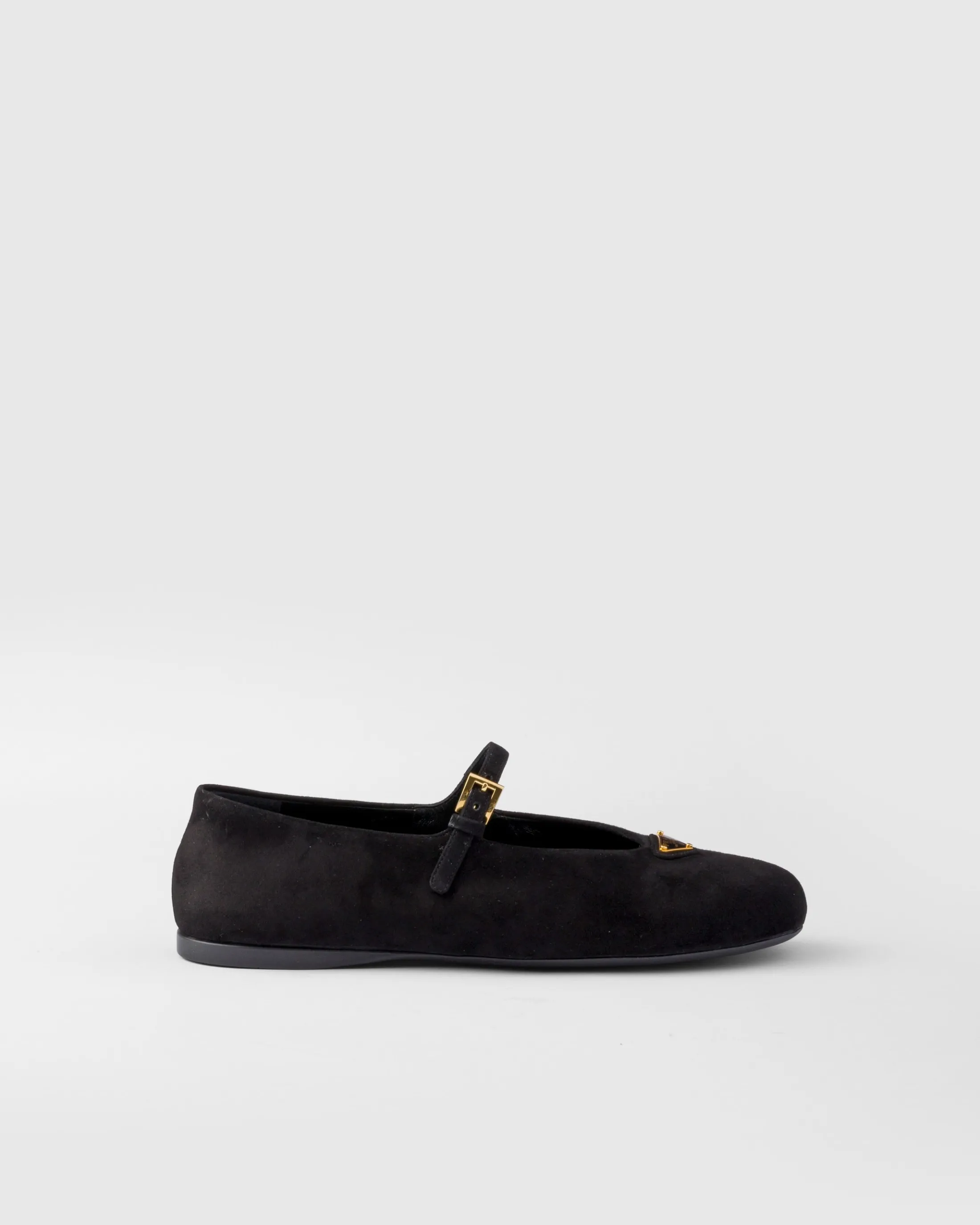 Prada Suede ballerinas Black Cheap