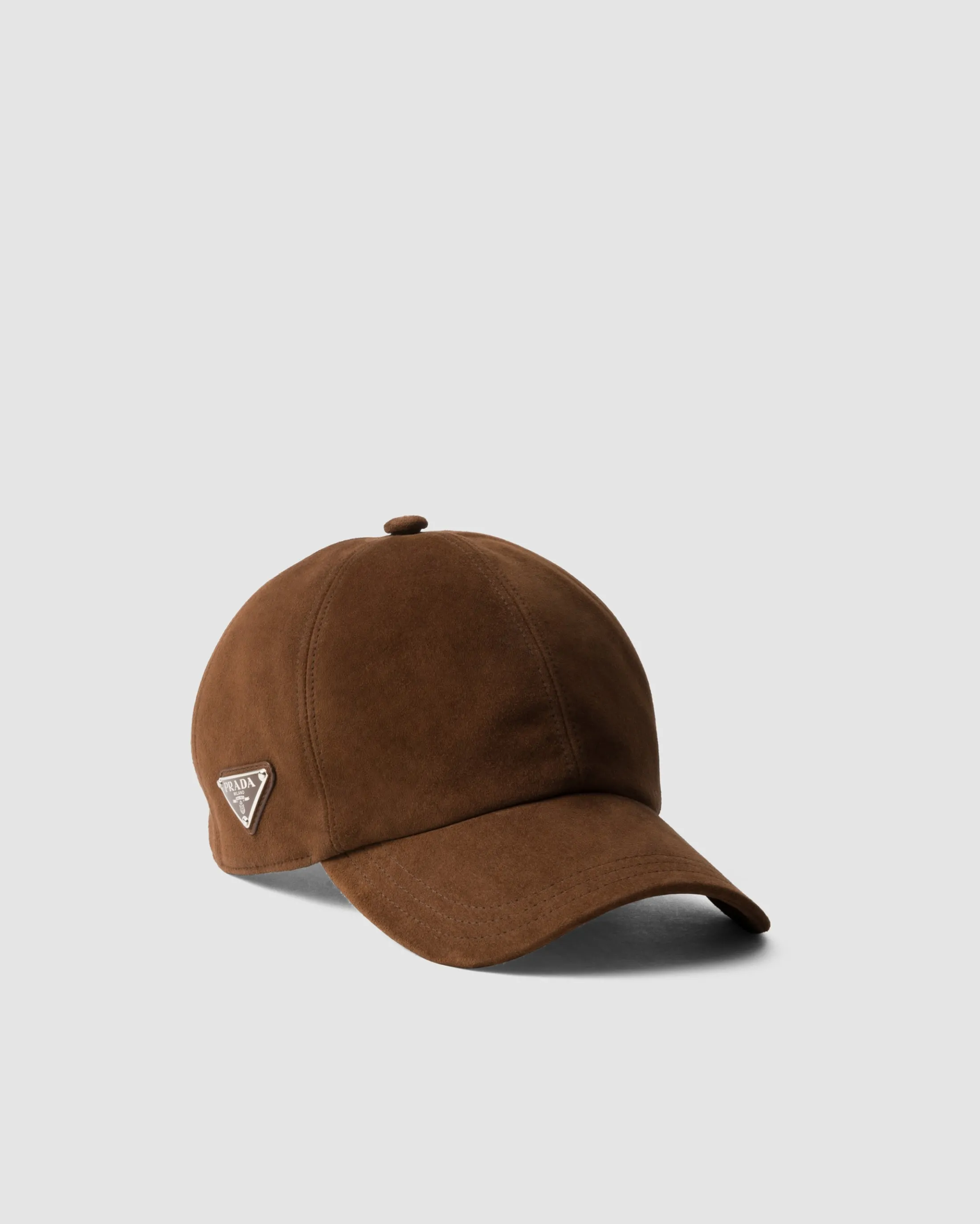 Prada Suede baseball cap Cocoabrown Best Sale