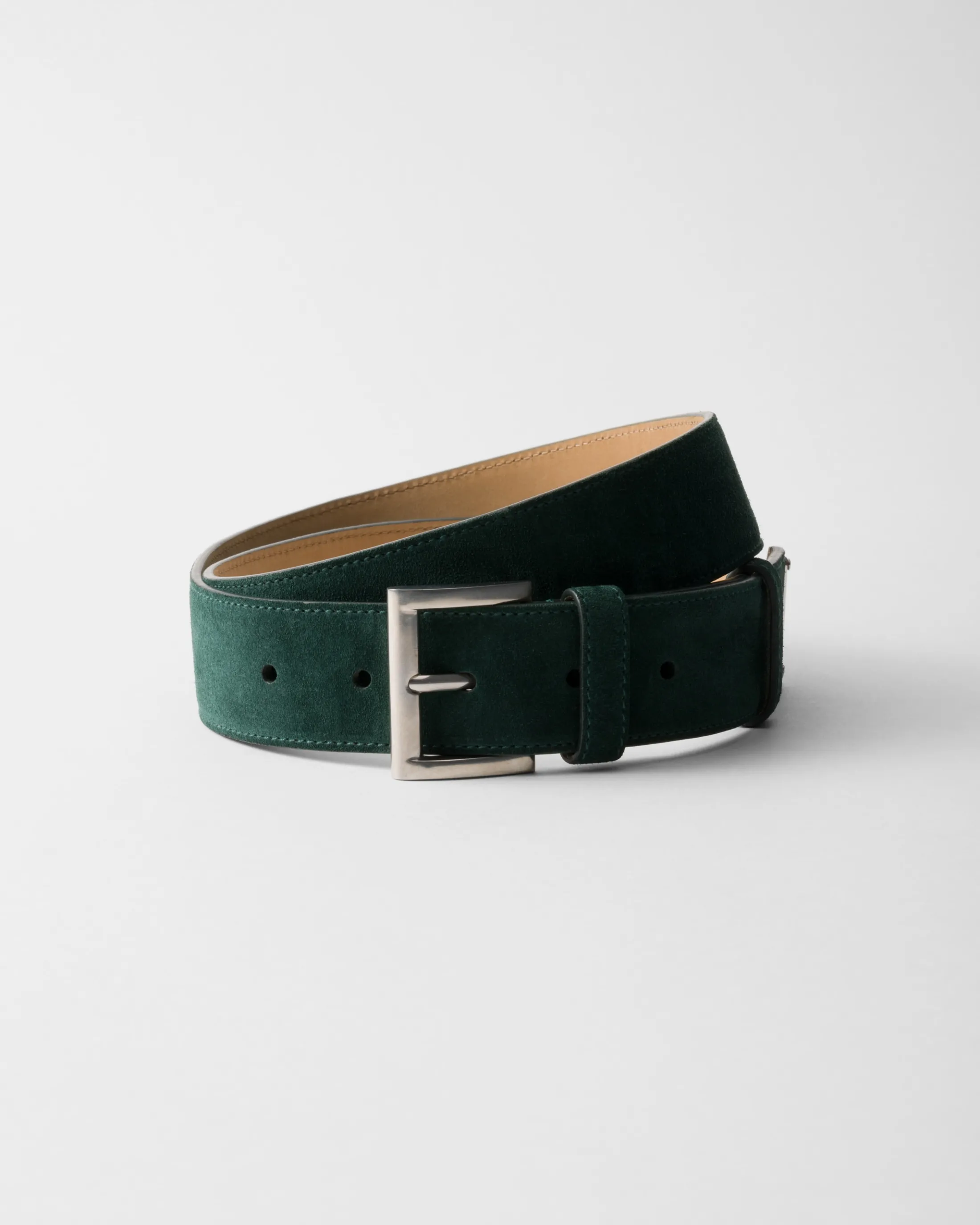 Prada Suede belt Bottlegreen Best