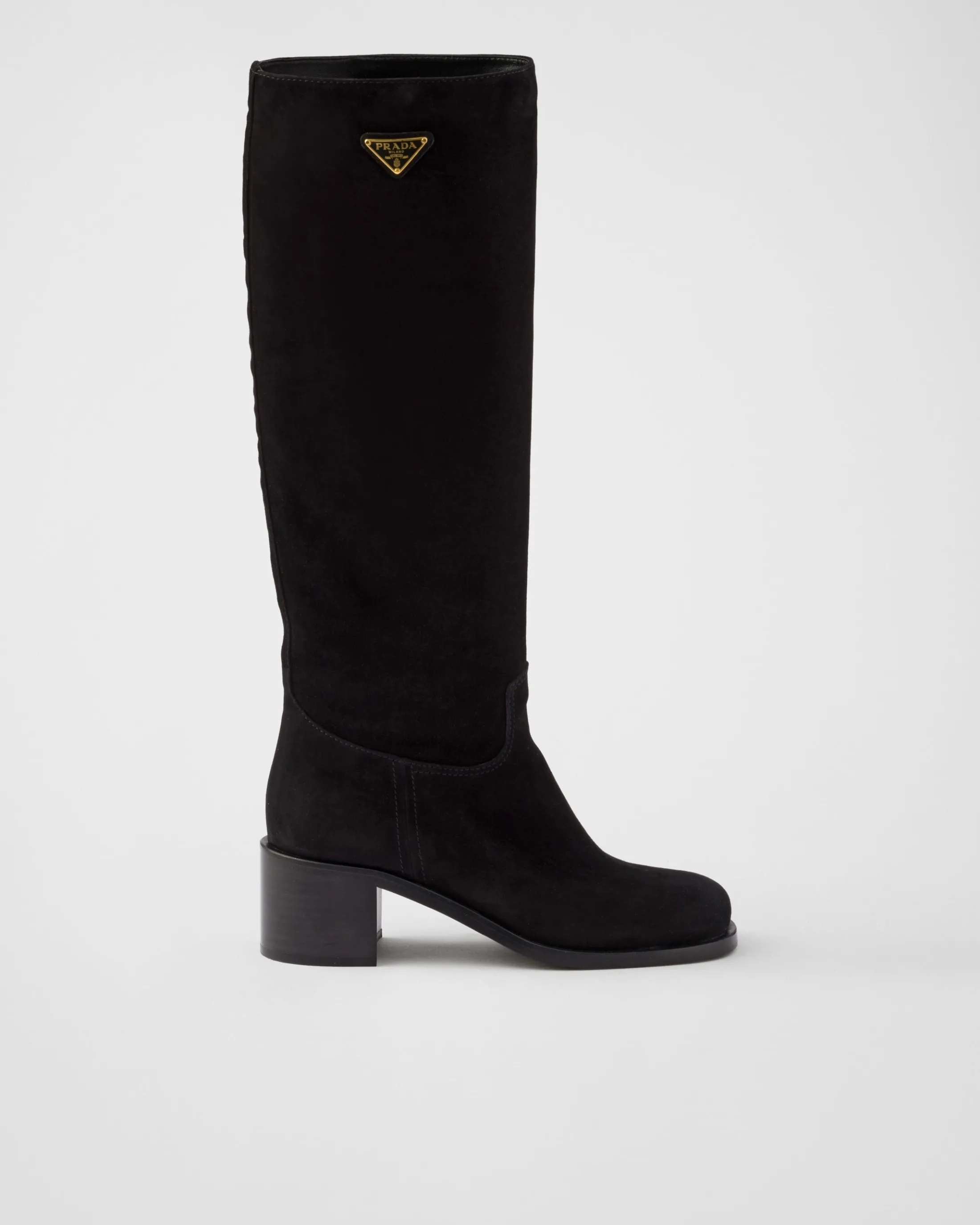 Prada Suede boots Black Outlet