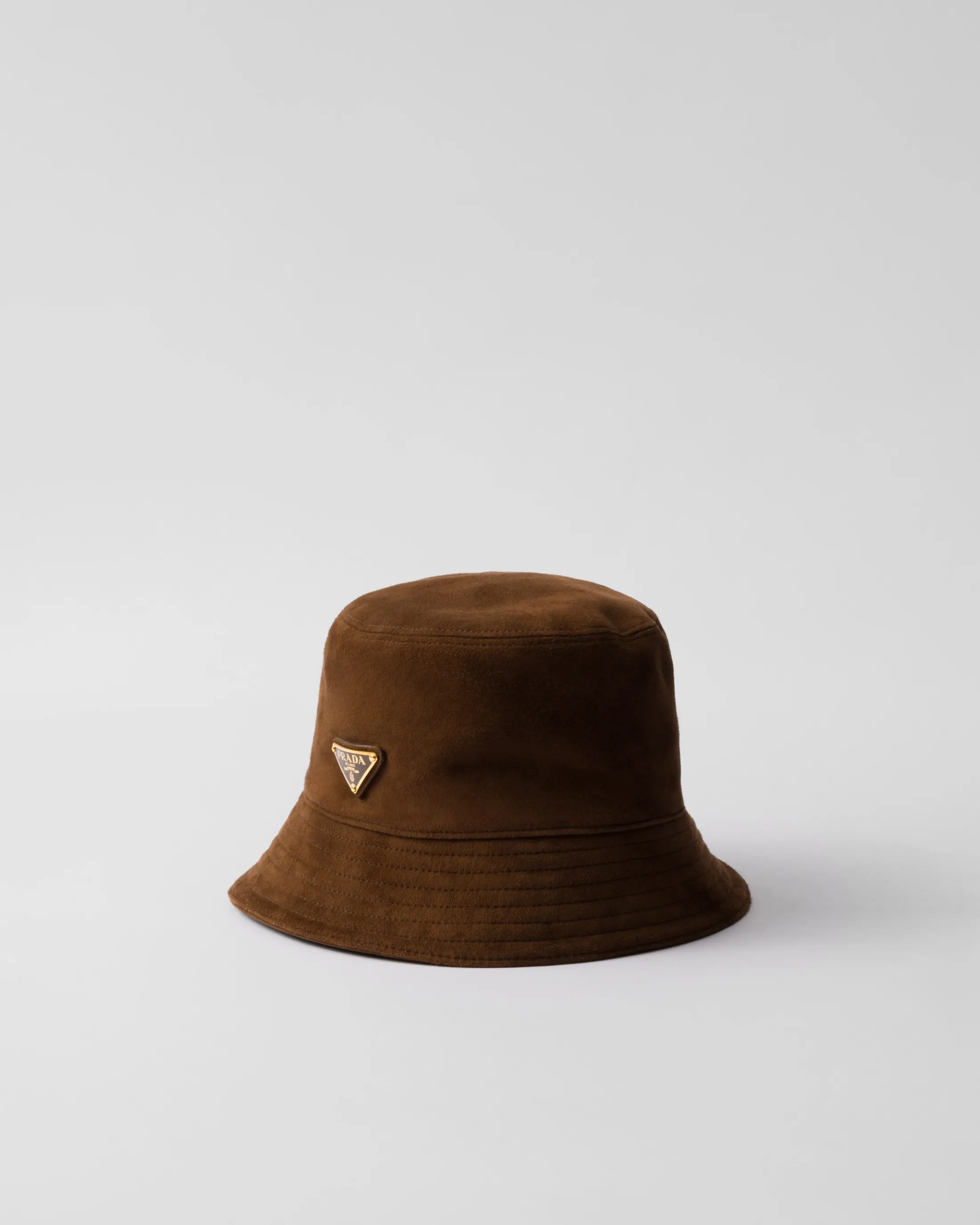 Prada Suede bucket hat Cocoabrown Fashion