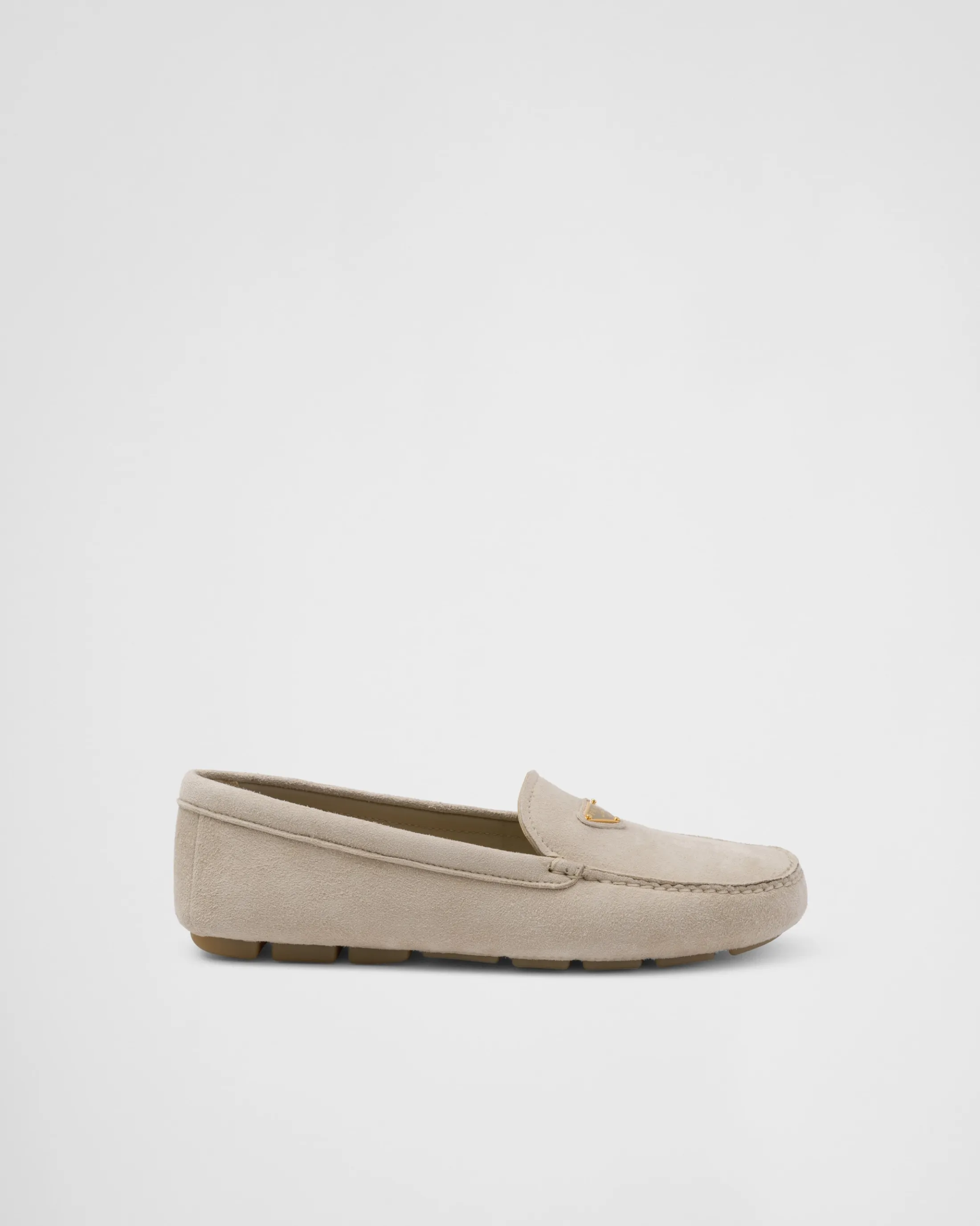 Prada Suede driving loafers Pumicestone Fashion