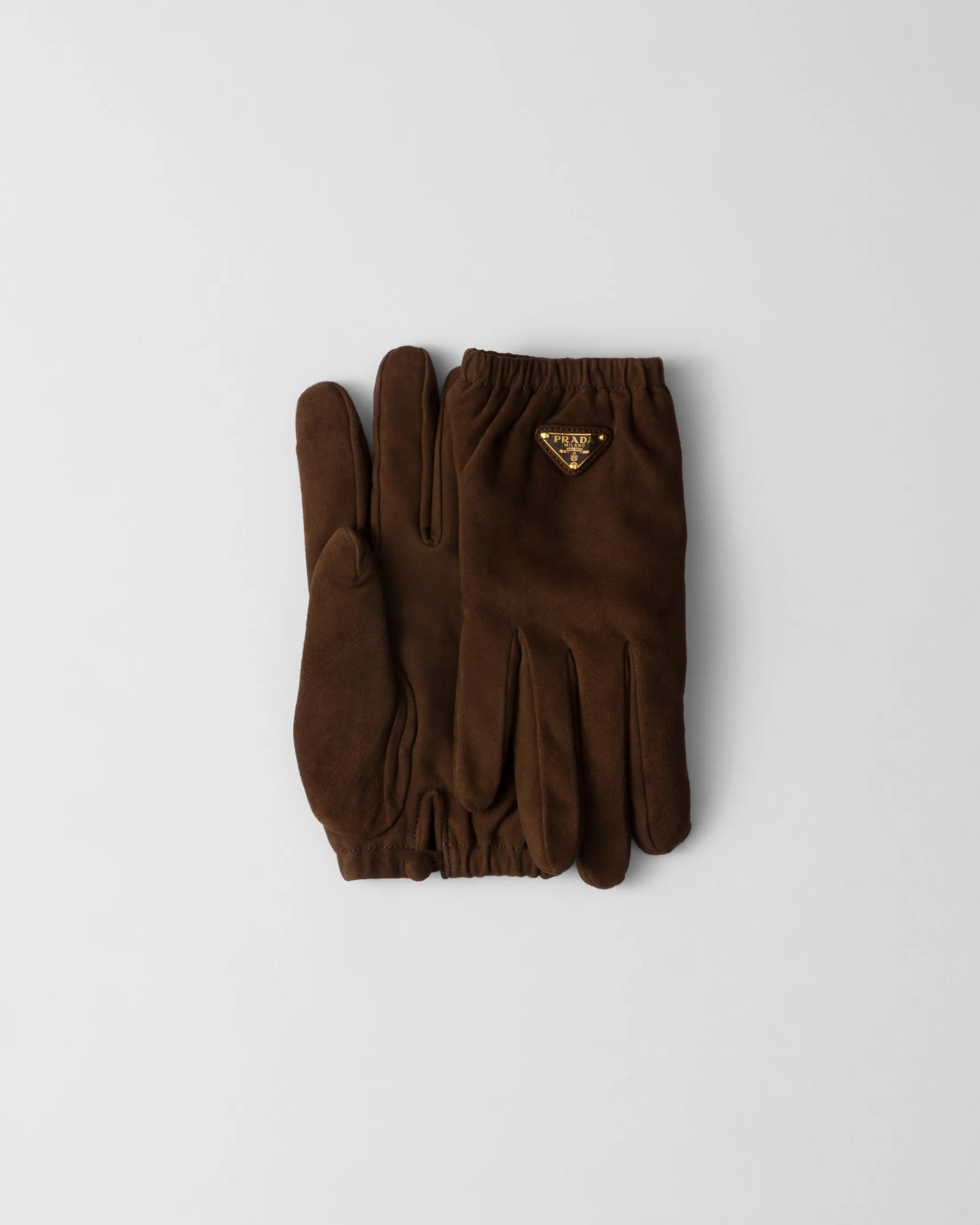 Prada Suede gloves Cocoabrown Outlet