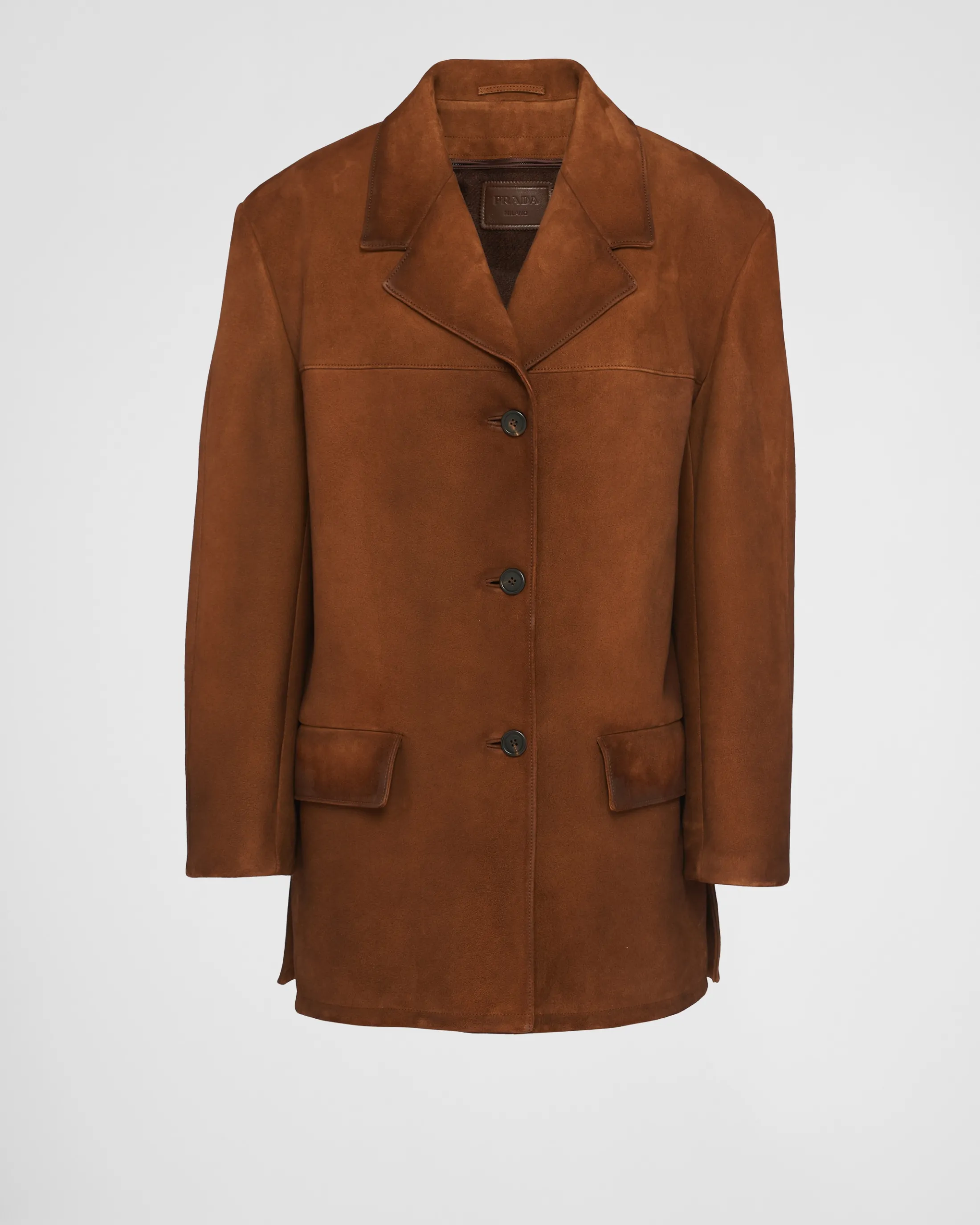 Prada Suede jacket Oak Cheap